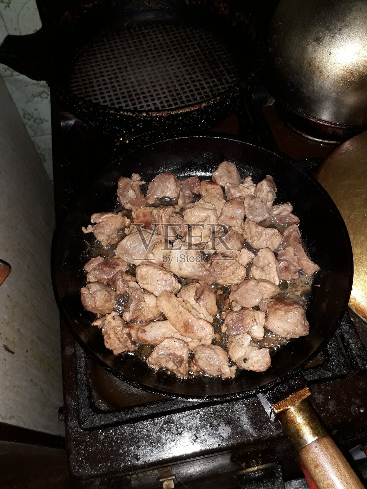 厨房里自制的各种食物照片摄影图片