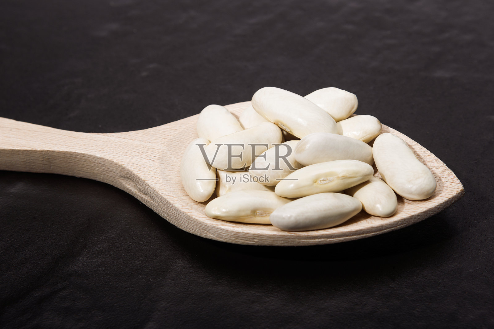 阿斯图里亚纳豆品种的白豆照片摄影图片