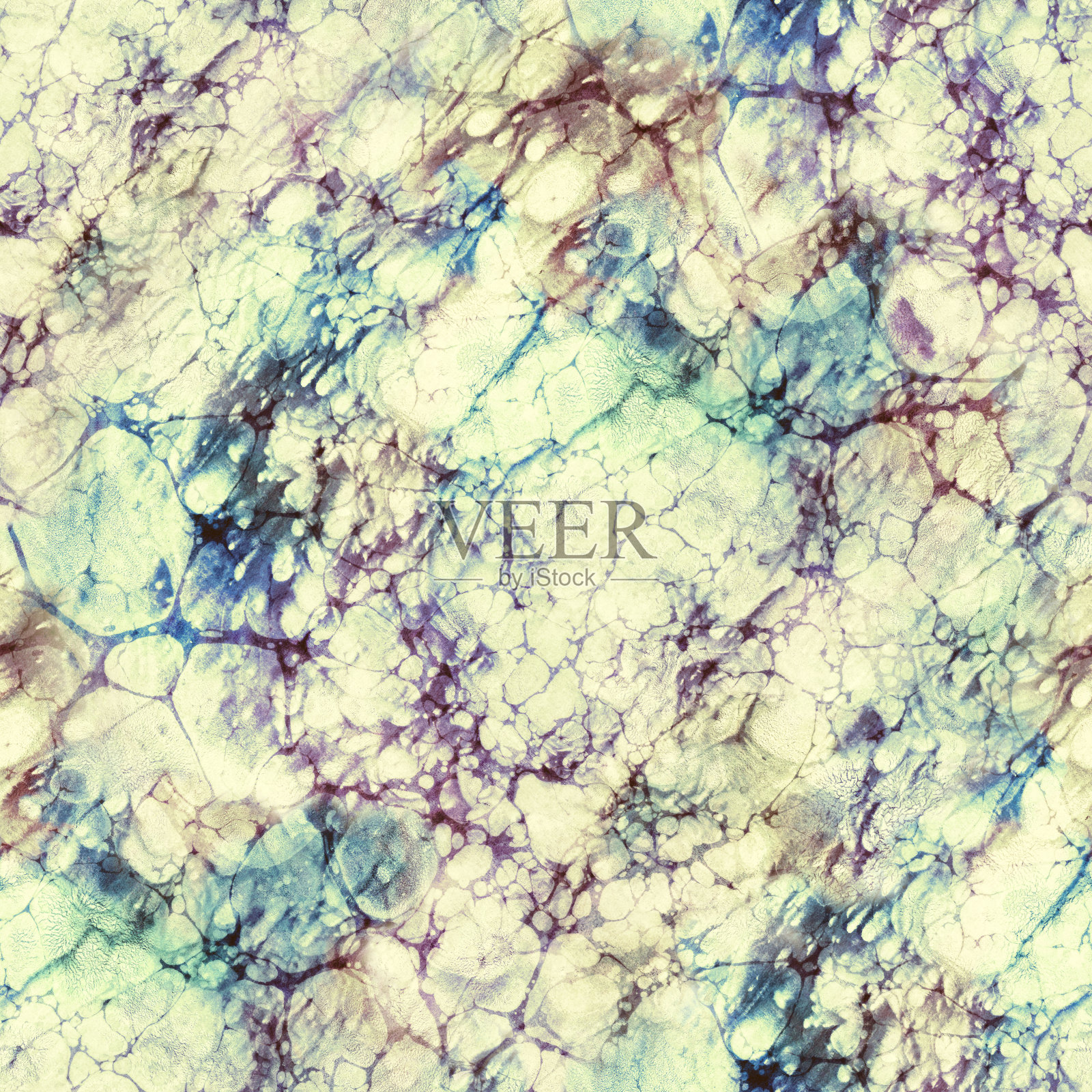 抽象的无缝模式。大理石色彩丰富的艺术背景纹理。插画图片素材