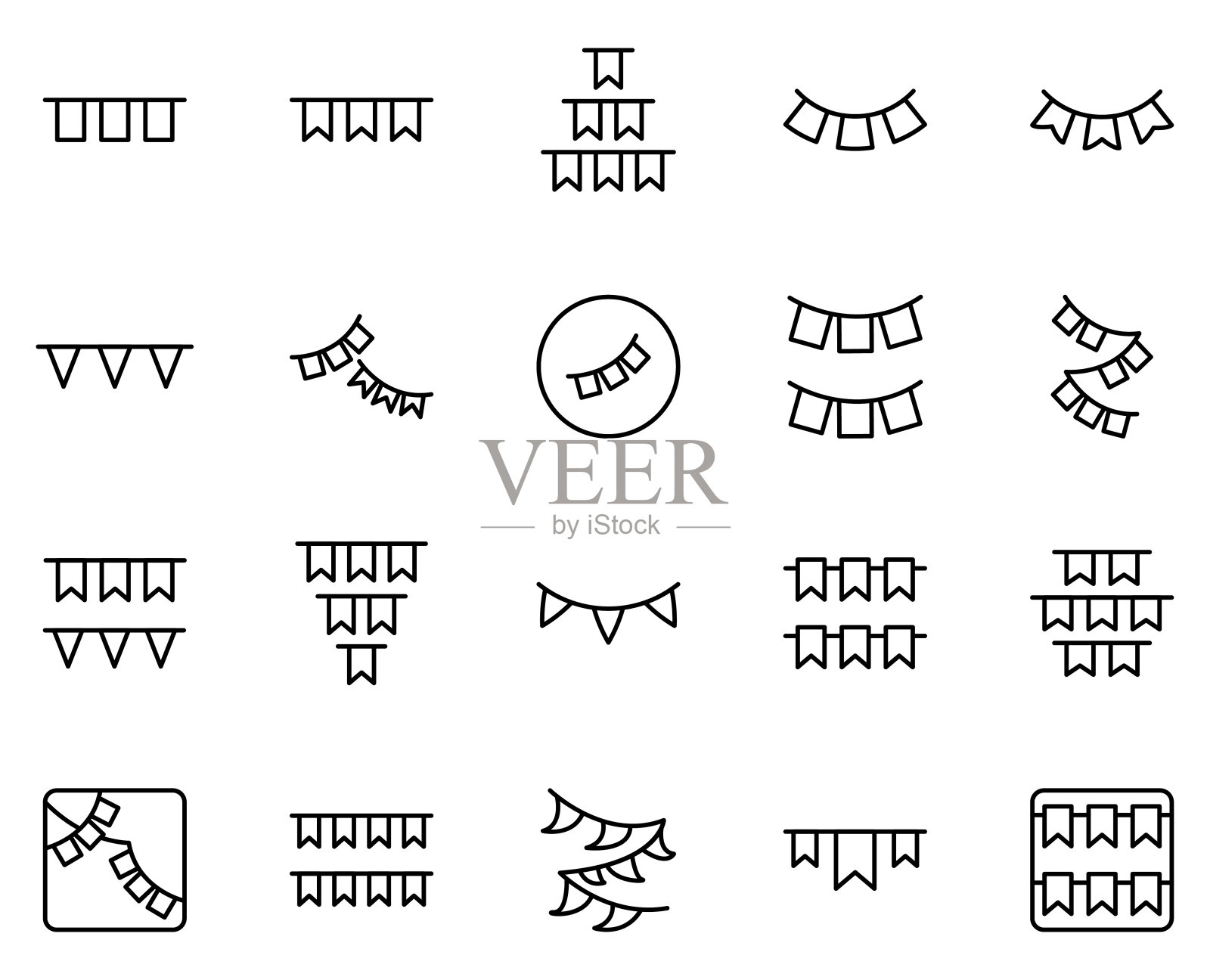 加兰线图标图标素材