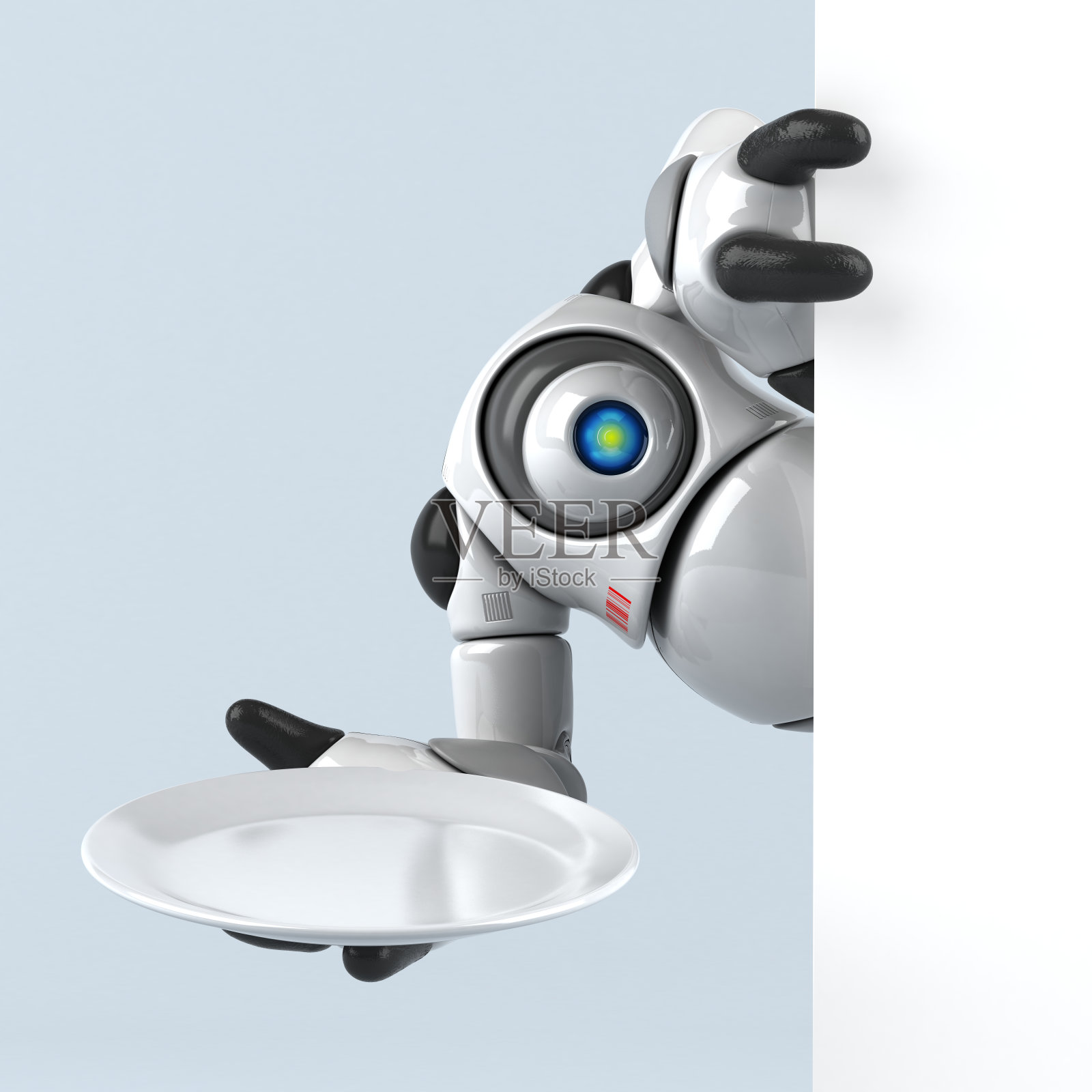 大机器人- 3D插图照片摄影图片