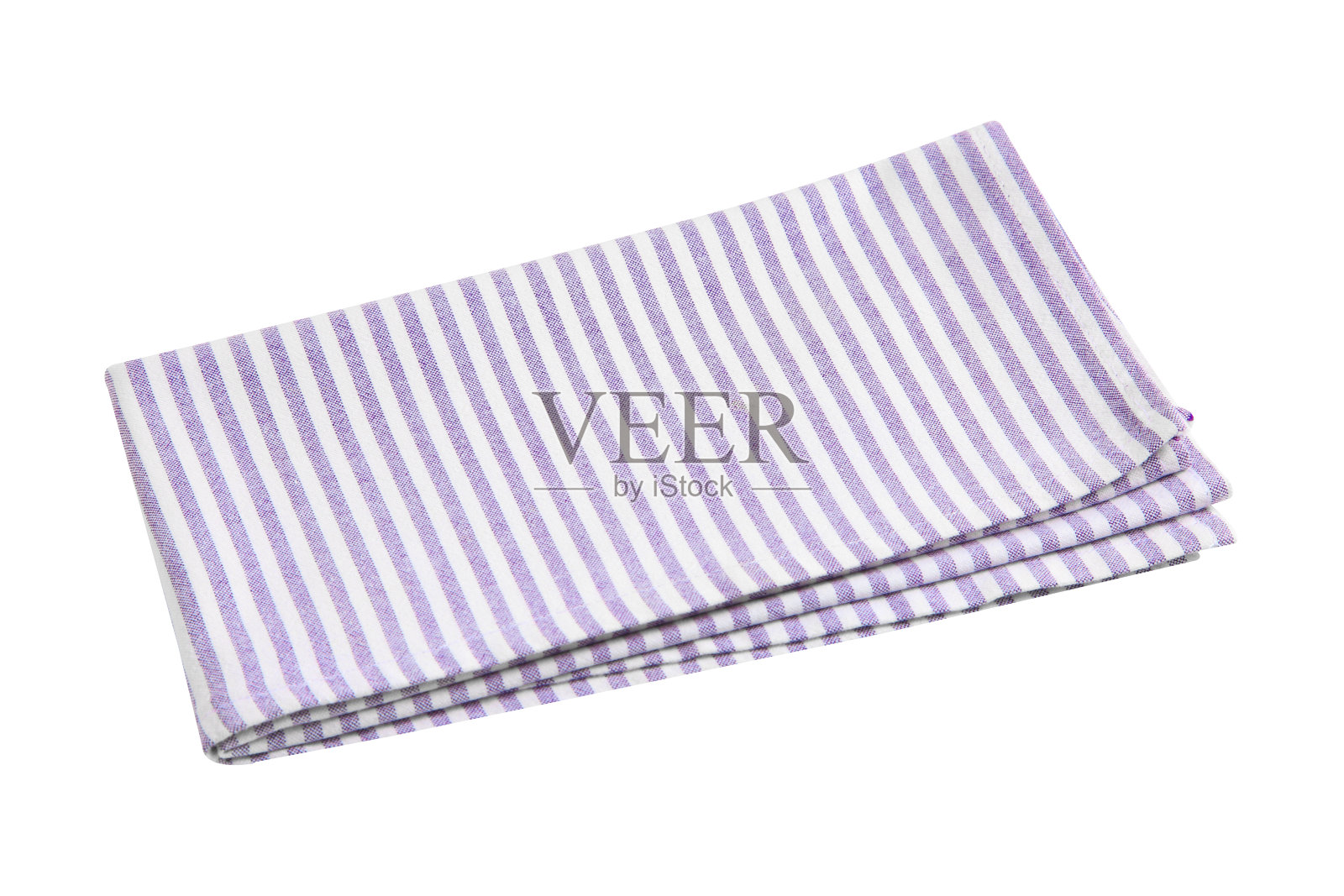 棉质餐巾孤立在白色背景上照片摄影图片