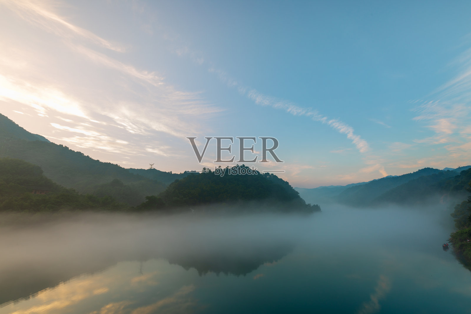 美丽的中国自然景观,水资源保护,环境保护,污水处理。照片摄影图片