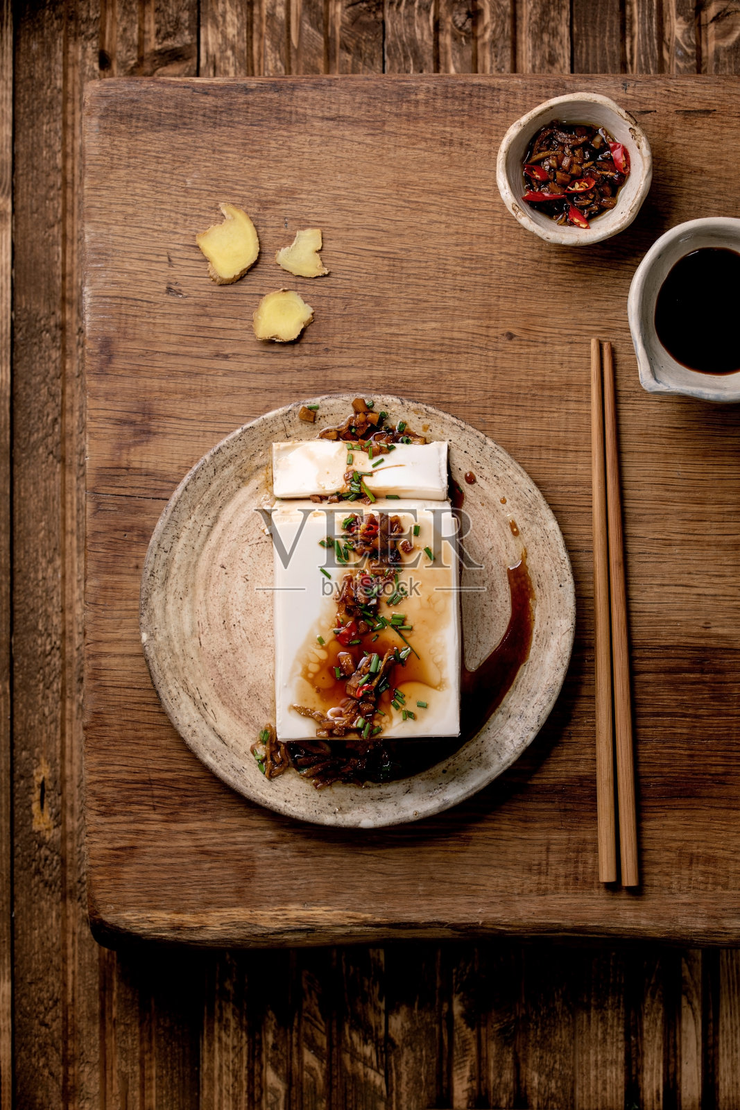 豆腐丝奶酪照片摄影图片