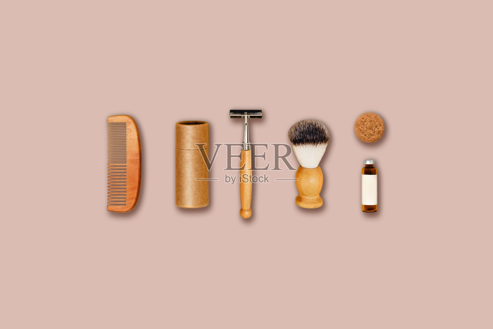 可重复使用的配件的颜色背景。照片摄影图片