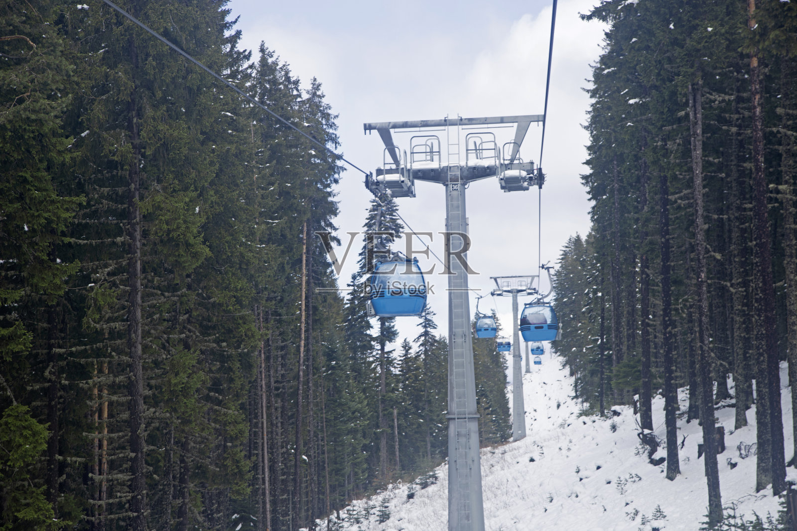 贡多拉缆车照片摄影图片