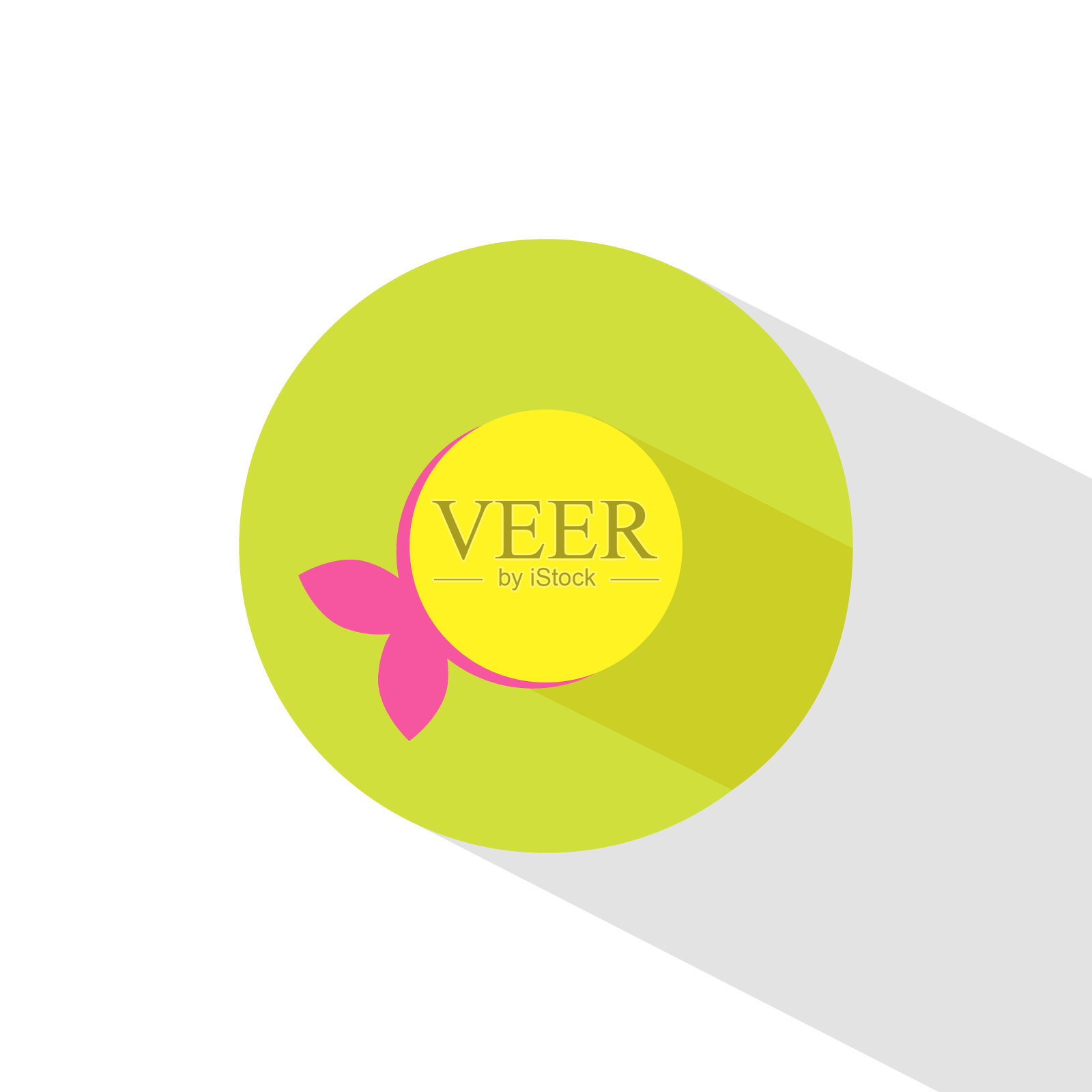 夏天女人的帽子。时间旅行。世界之旅。假期。黄色的。前视图。插画图片素材