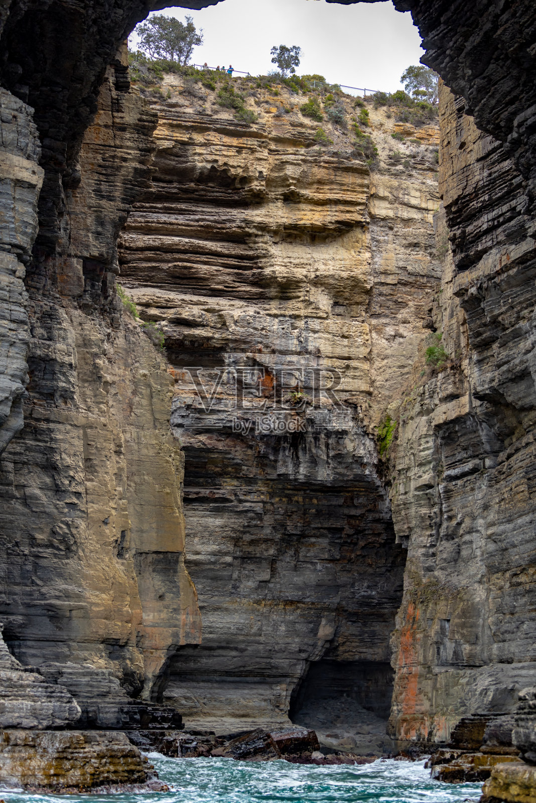 澳大利亚塔斯马尼亚阿瑟港的塔斯曼拱门照片摄影图片