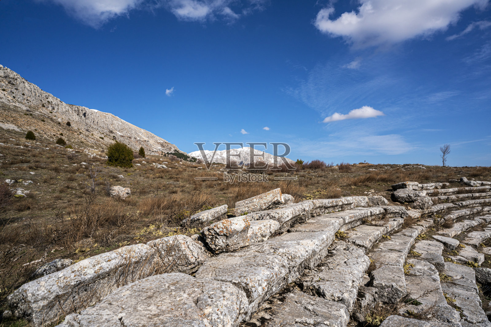 萨加拉索斯考古遗址,哭喊/布尔杜,土耳其照片摄影图片