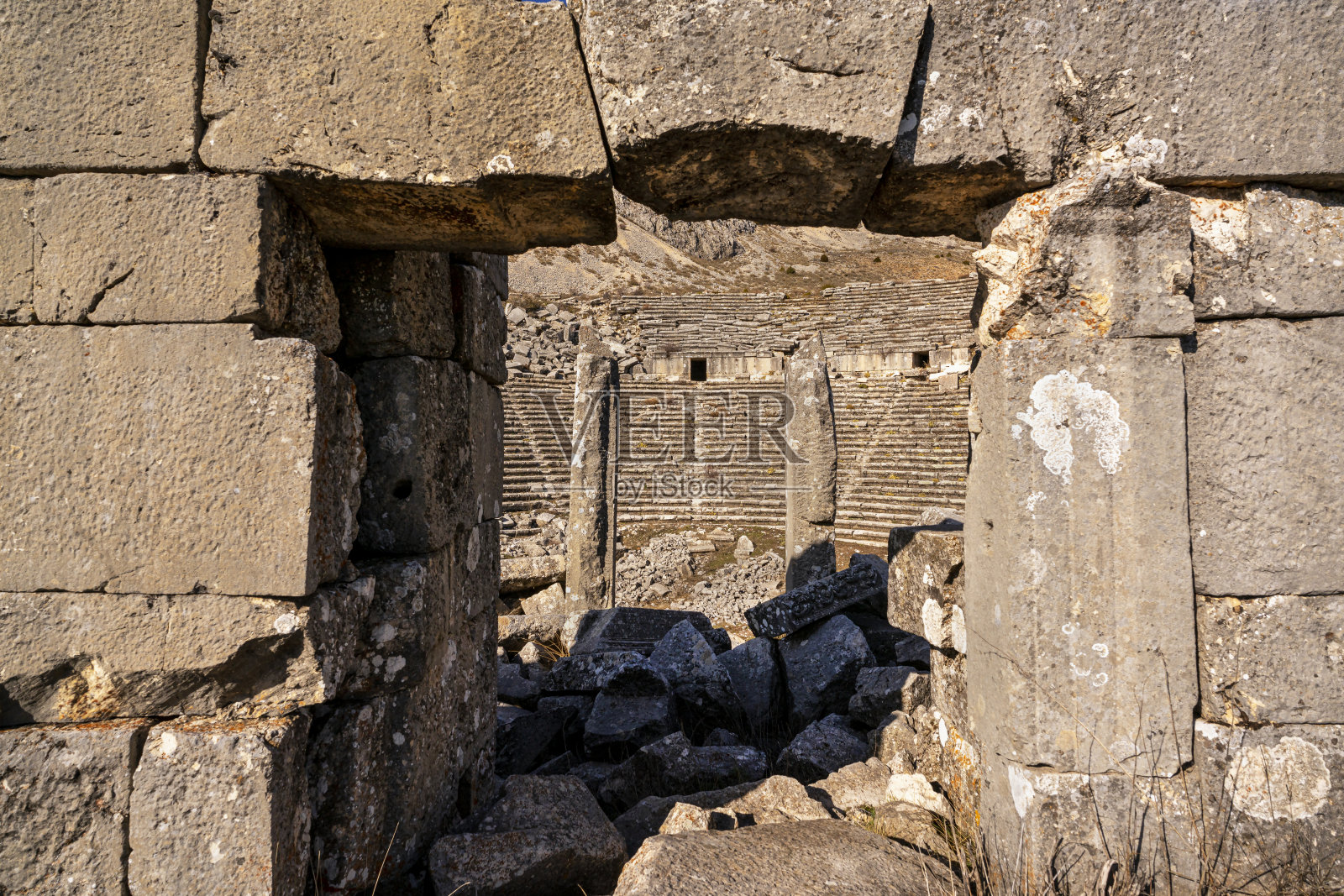 萨加拉索斯考古遗址,哭喊/布尔杜,土耳其照片摄影图片
