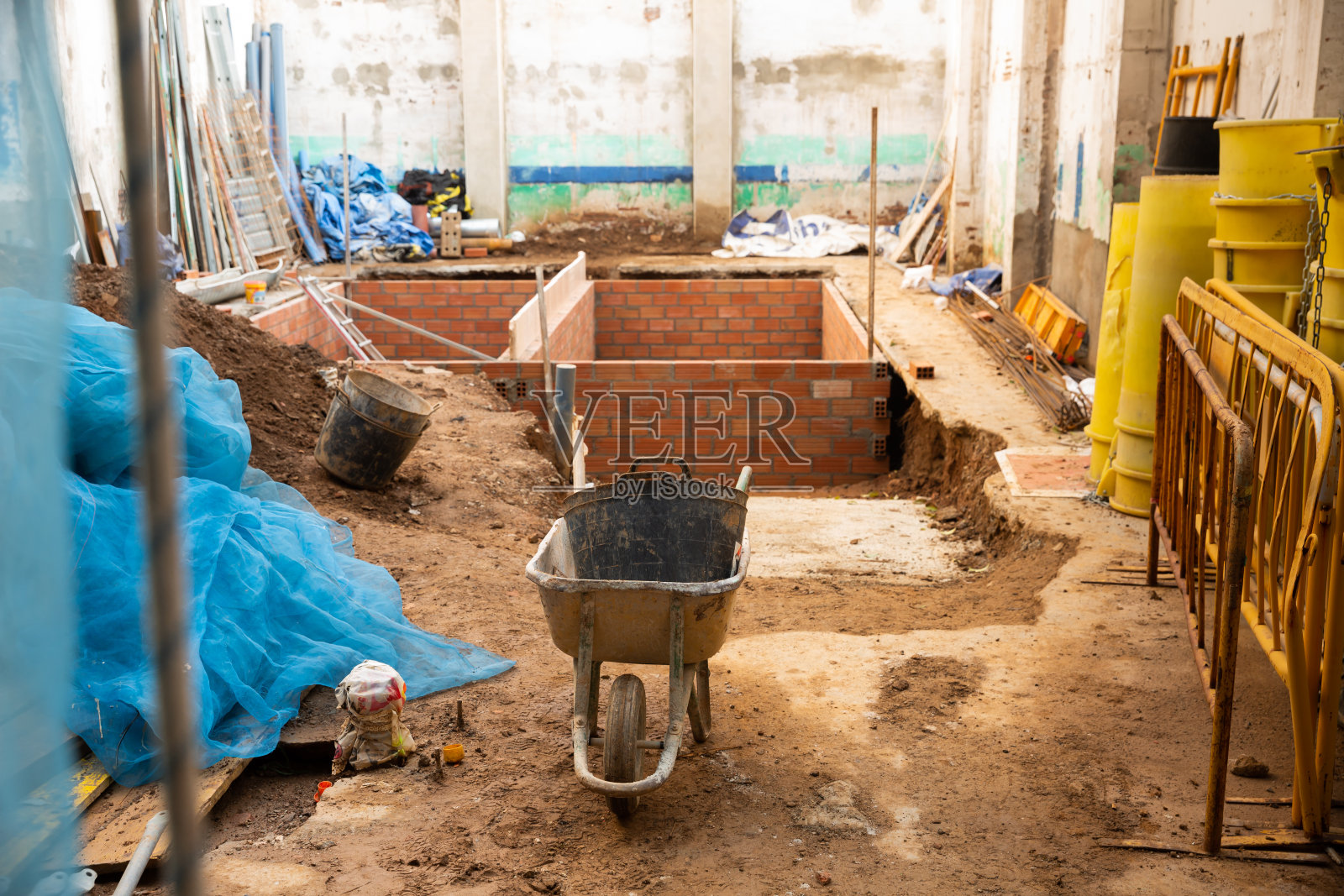 建筑工地照片摄影图片