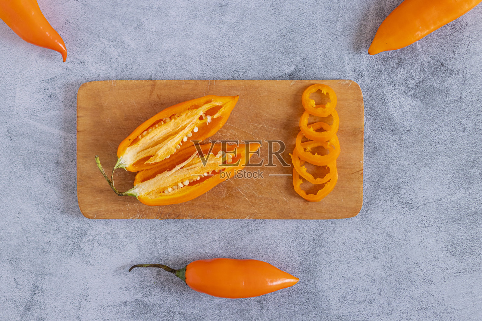 秘鲁黄椒。秘鲁菜肴中使用的黄椒。照片摄影图片