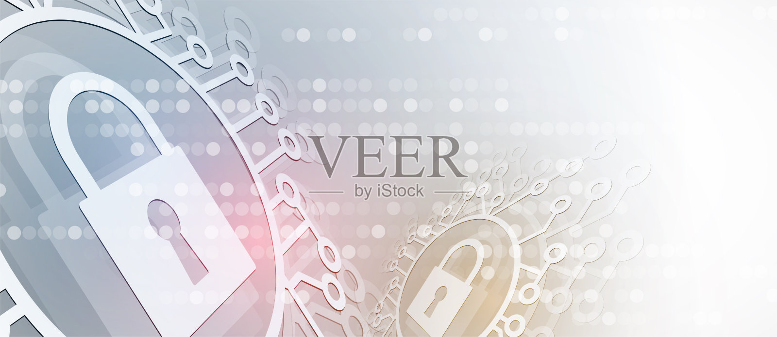 网络安全和信息或网络保护。未来技术web服务的商业和互联网项目插画图片素材