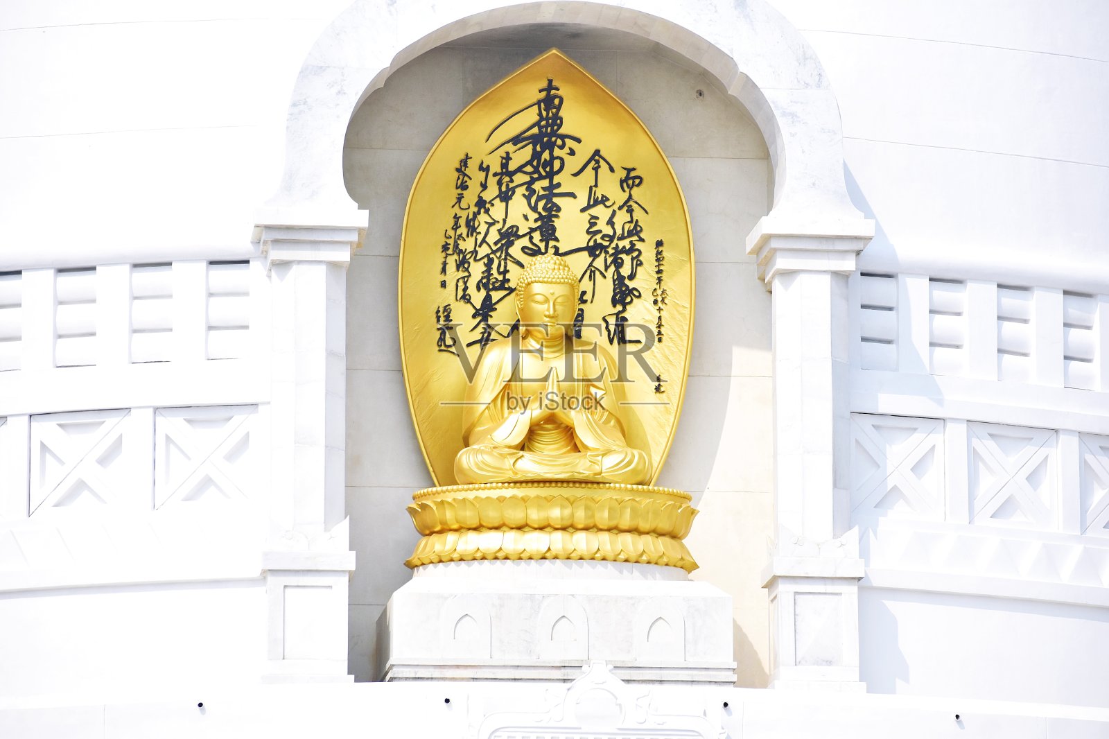 佛-非暴力的崇拜者照片摄影图片