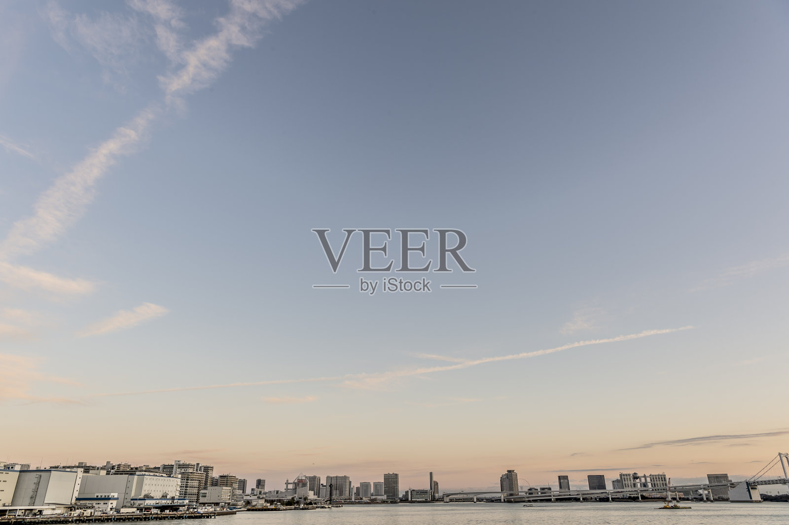 东京湾的夜景照片摄影图片