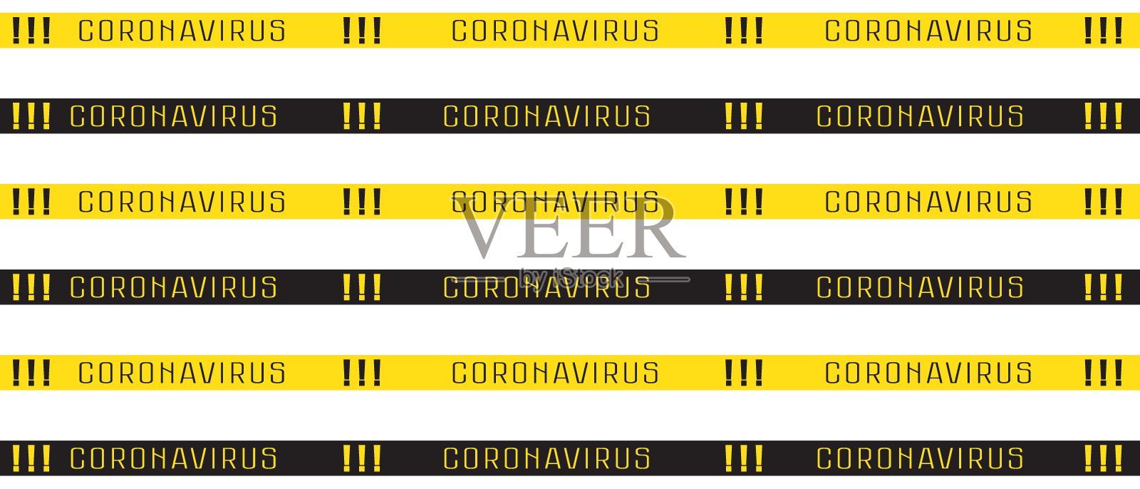 汉坦病毒、冠状病毒。被禁止的。阻止病毒。向量插画图片素材