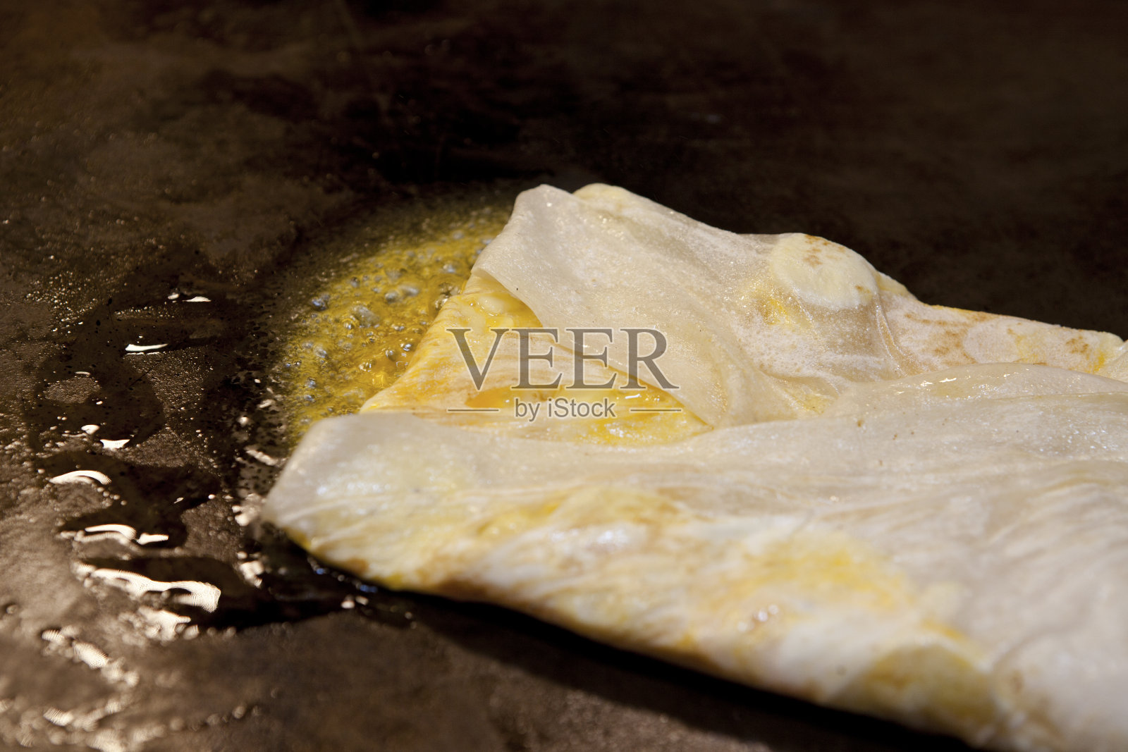 香脆泰式烤饼照片摄影图片