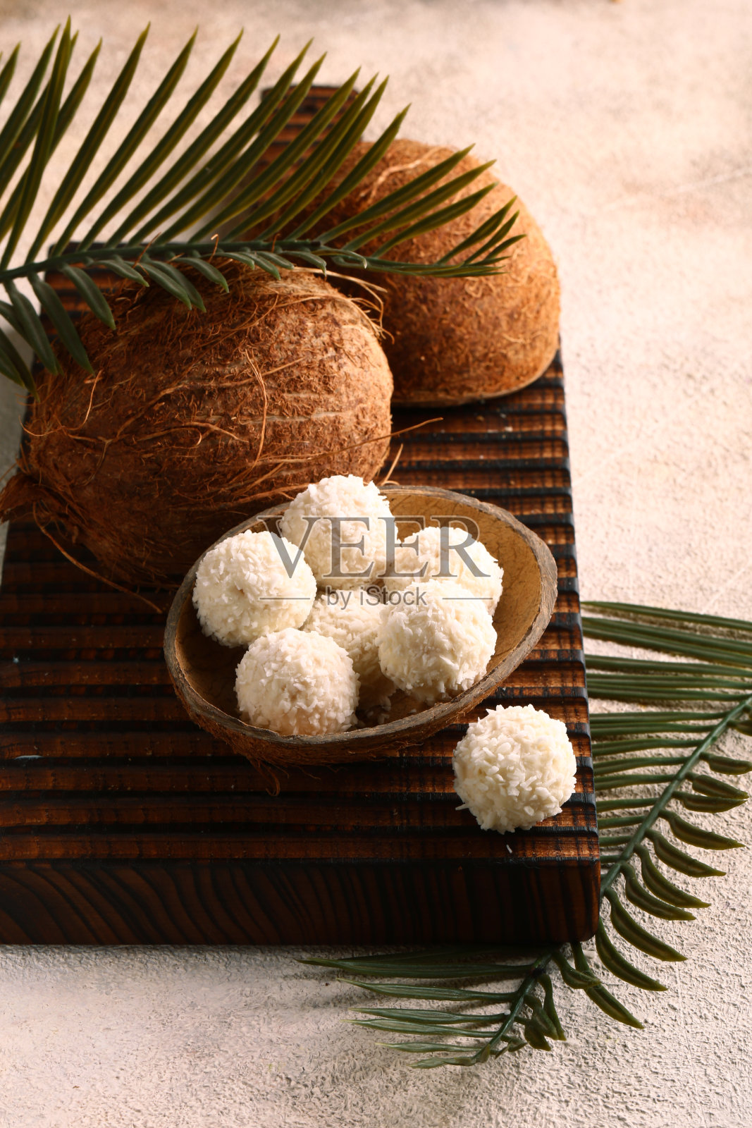 有机椰子糖照片摄影图片