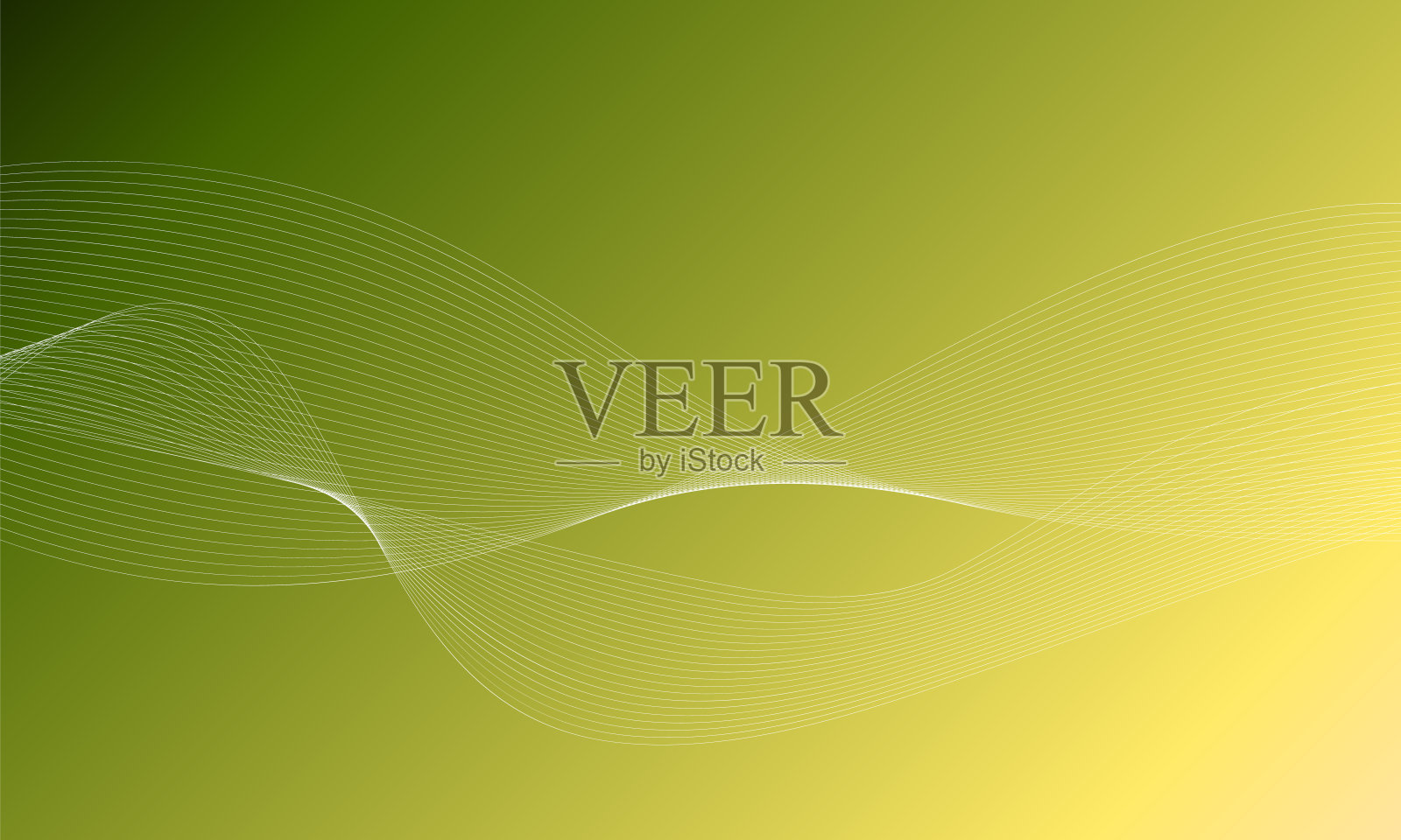 抽象的波浪元件设计。数字频率跟踪均衡器。程式化的线条艺术背景。使用混合工具创建彩色闪亮的波浪线。曲线波浪形线条,平滑条纹插画图片素材