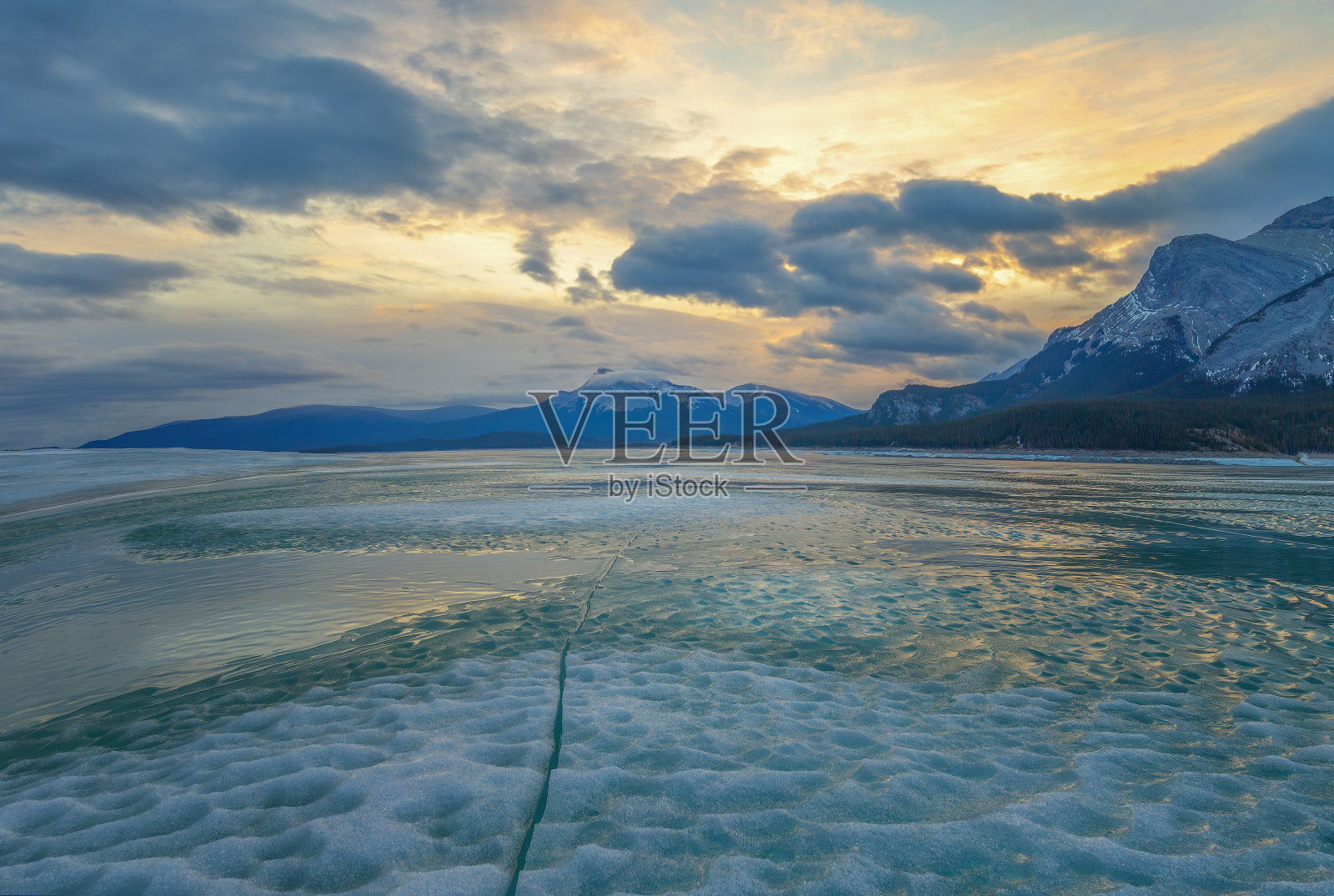 冬天的班夫照片摄影图片