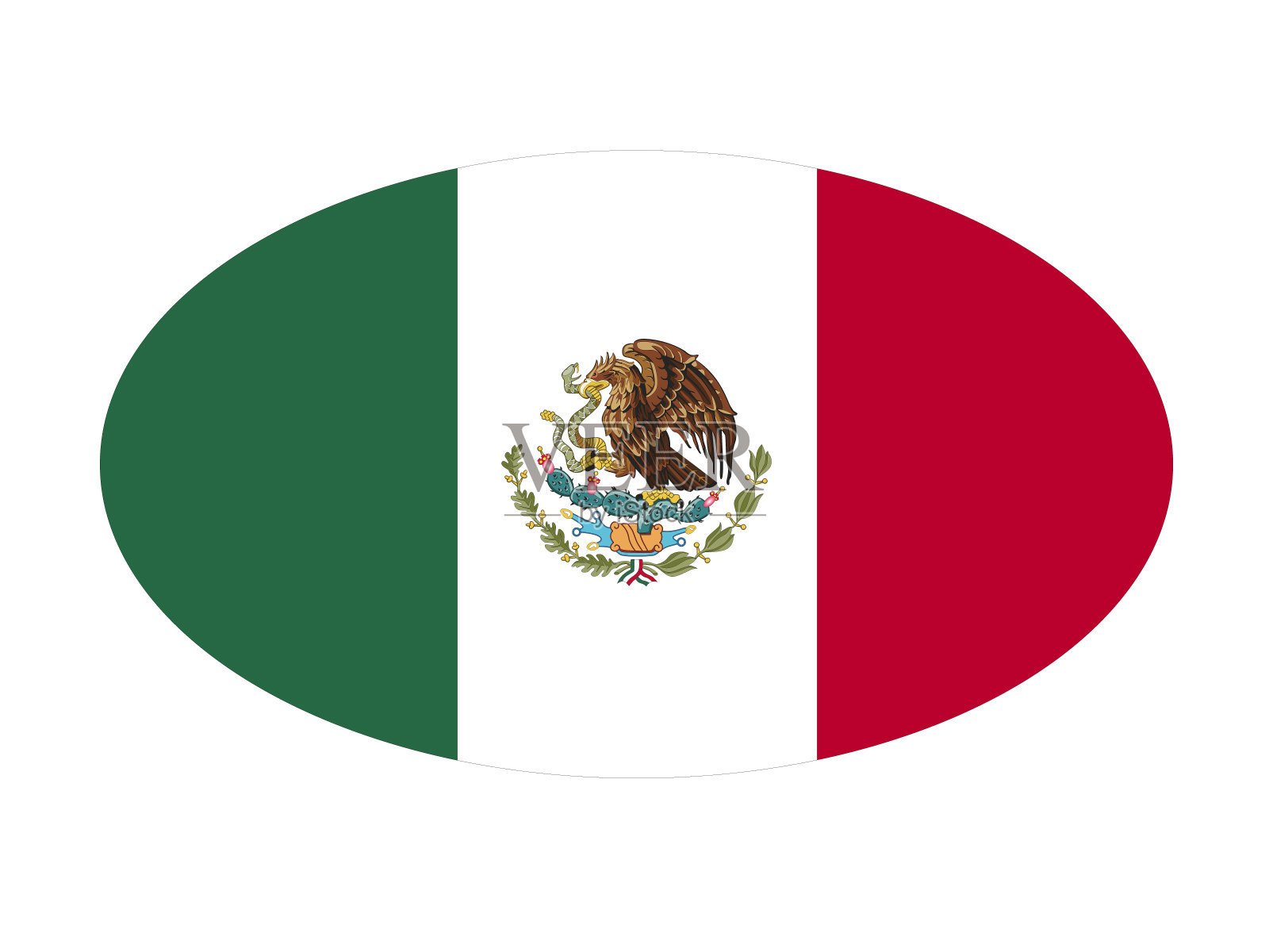 墨西哥国旗插画图片素材