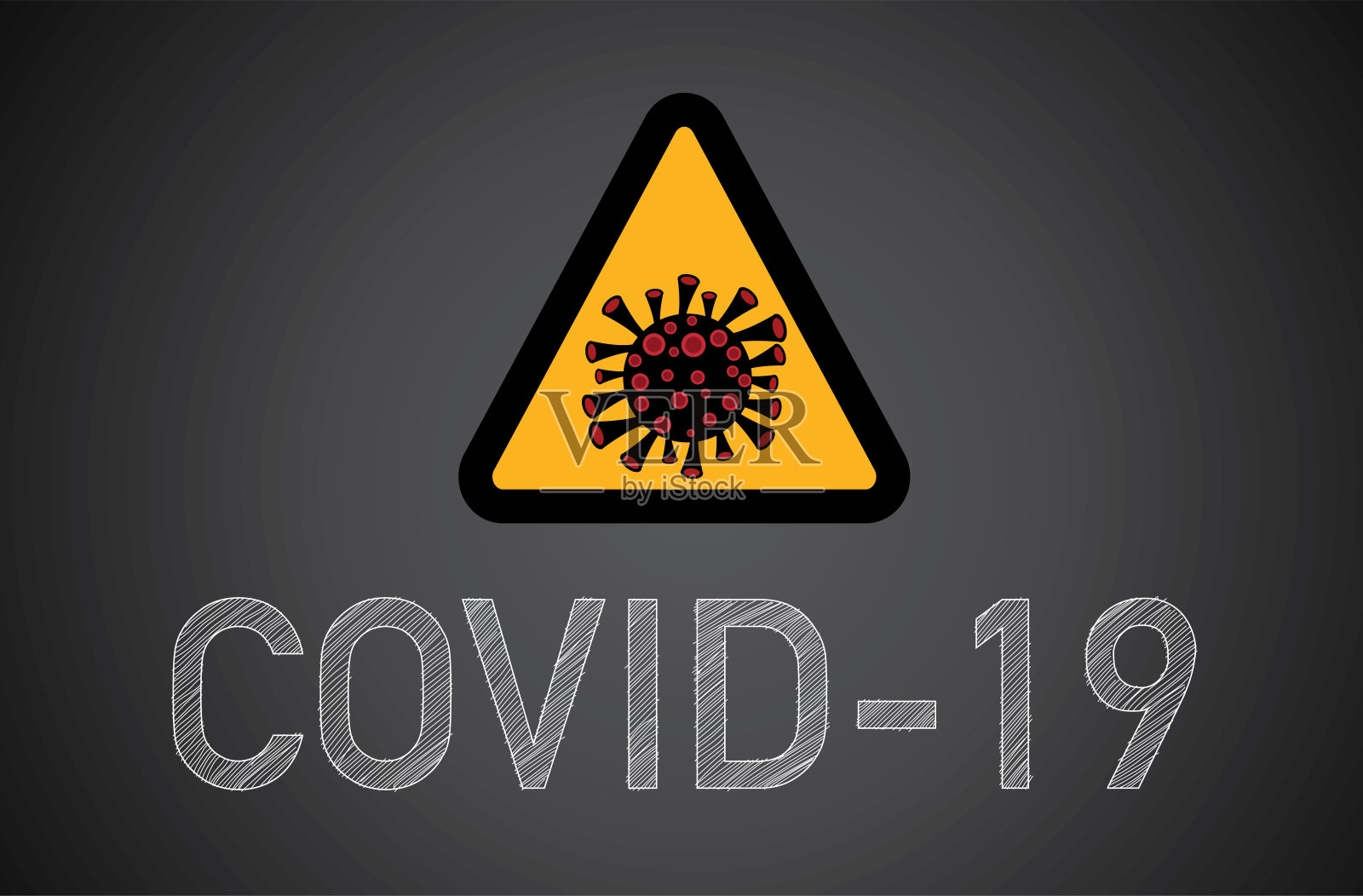 Covid-19、冠状病毒、暴发、病媒设计插画图片素材