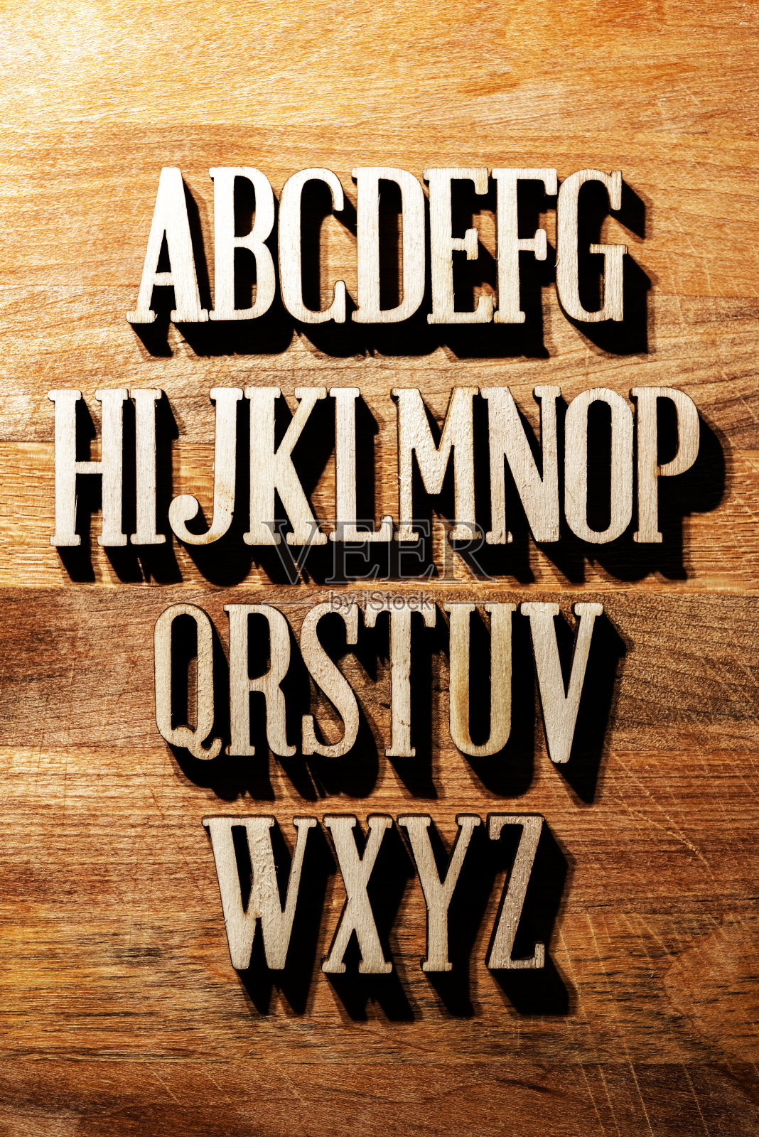 字母在木照片摄影图片