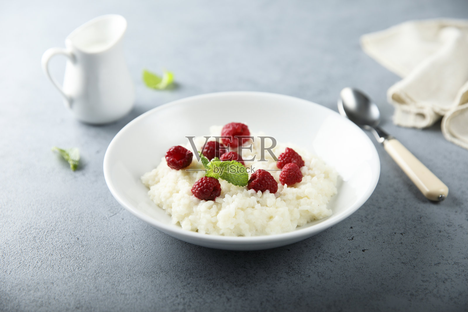 大米布丁照片摄影图片