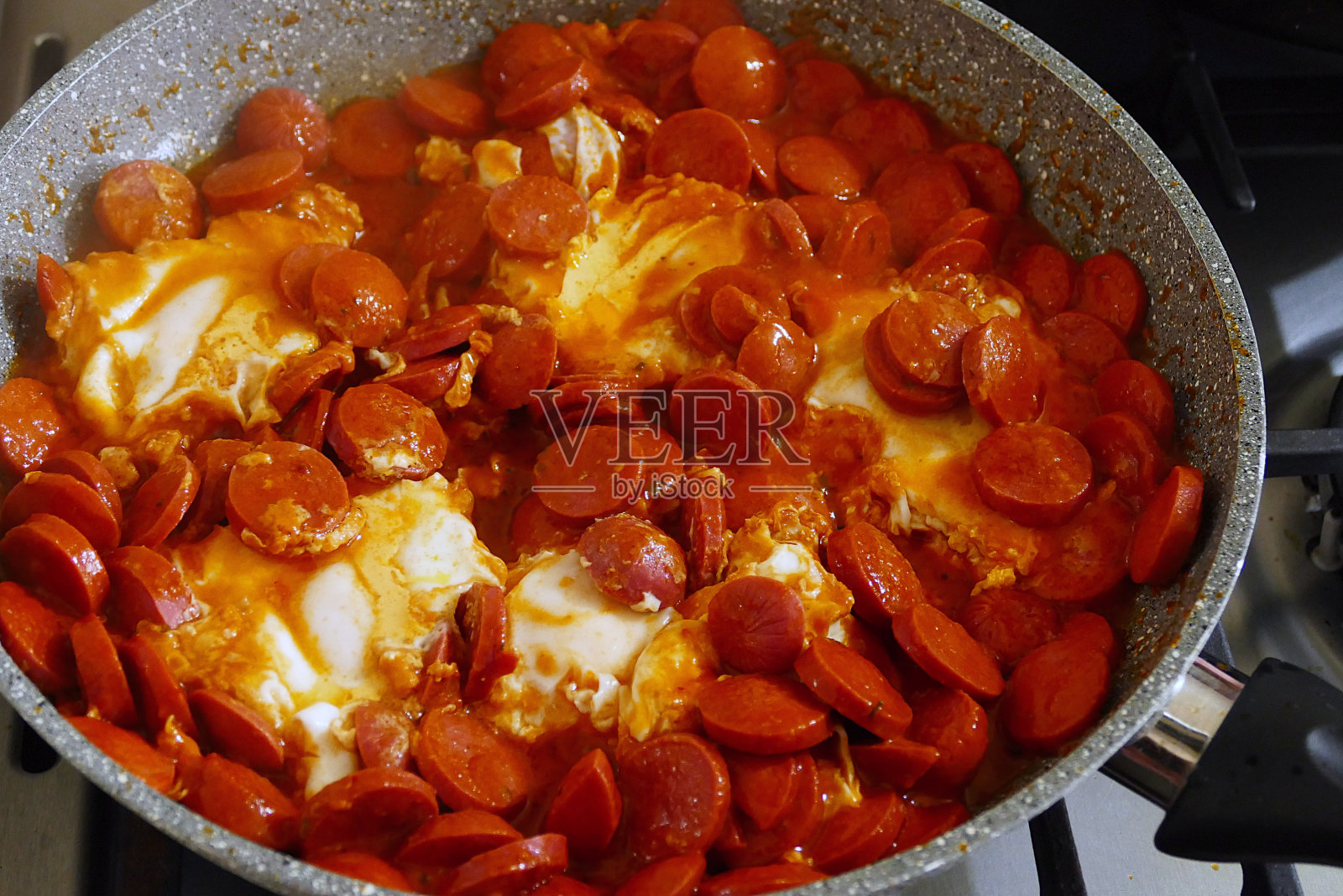 早餐煎蛋香肠,照片摄影图片