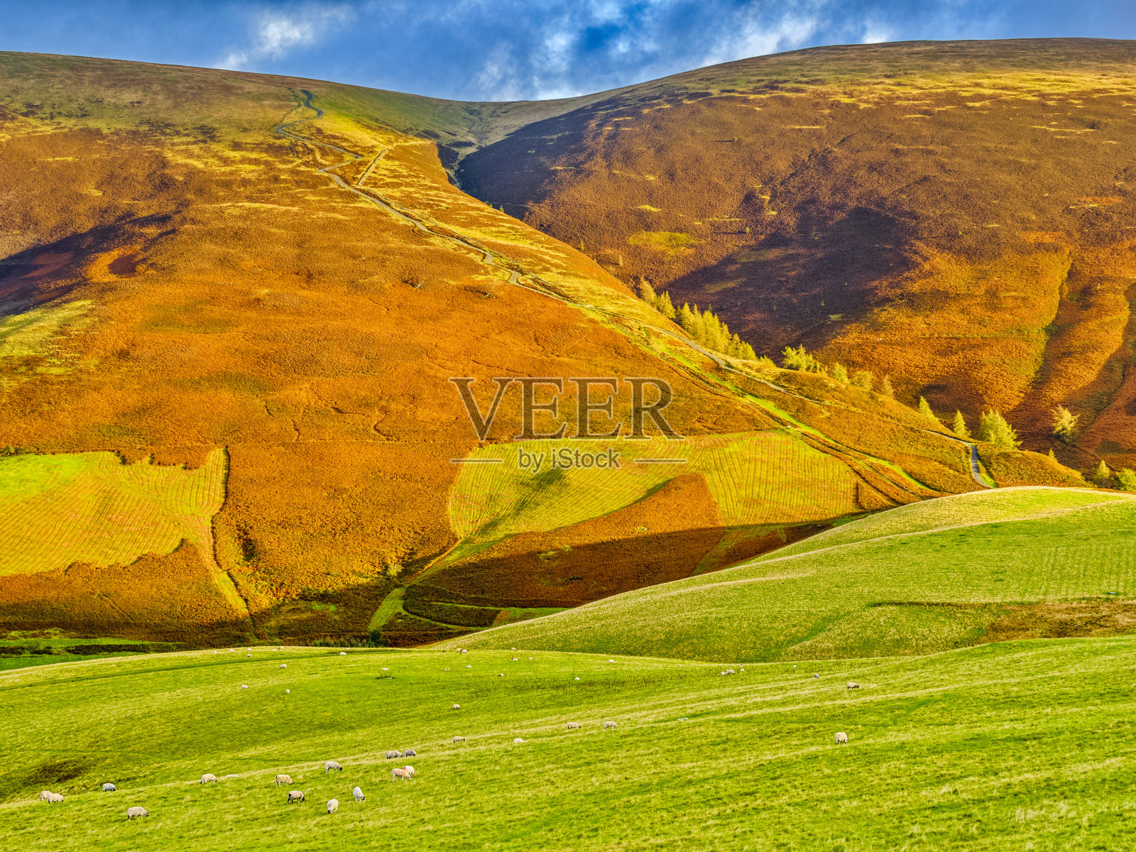 英国的湖区地区照片摄影图片