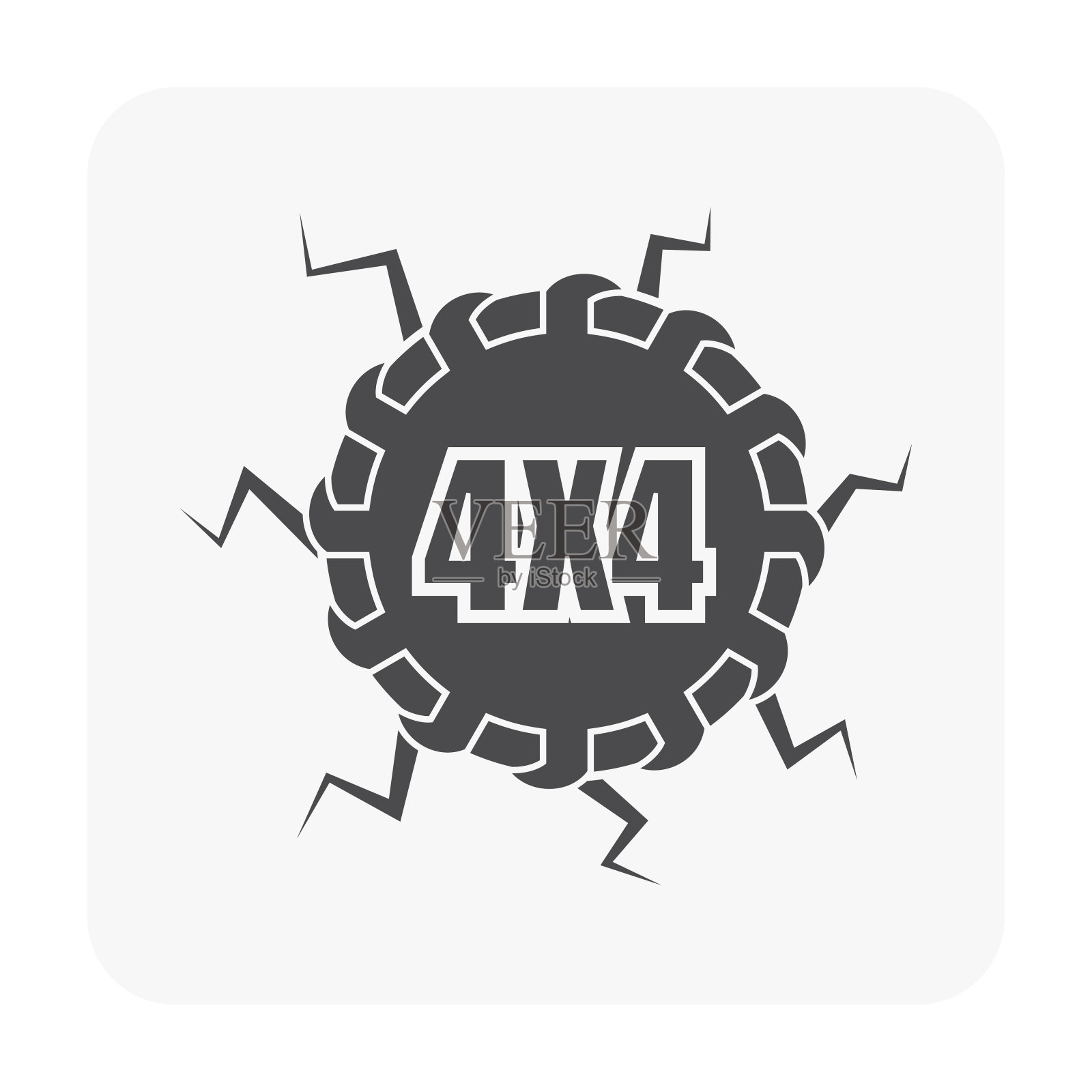 越野图标插画图片素材