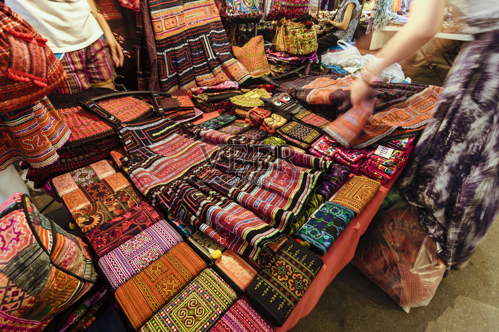 清迈夜市照片摄影图片