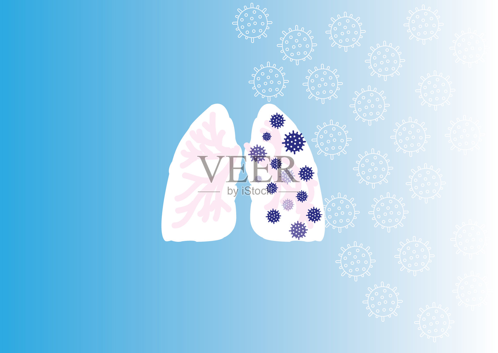 冠状病毒插画图片素材