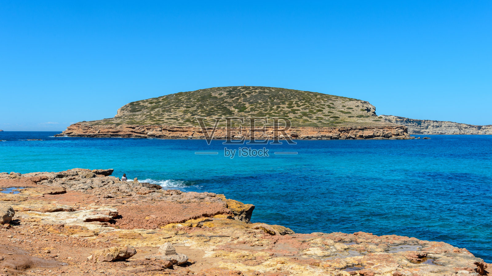 卡拉坎塔,伊比沙岛,西班牙照片摄影图片