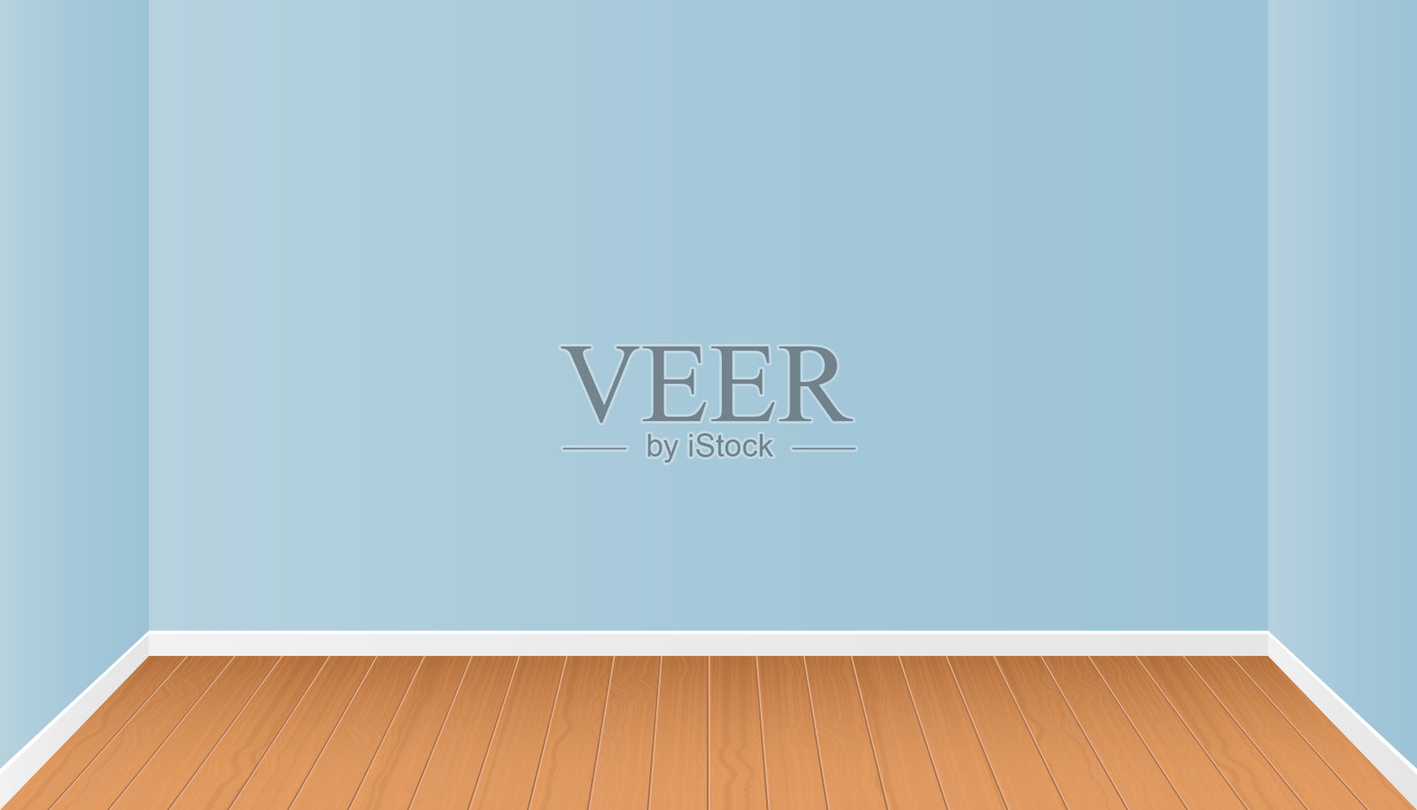 现实的房间室内与木地板矢量设计插图插画图片素材