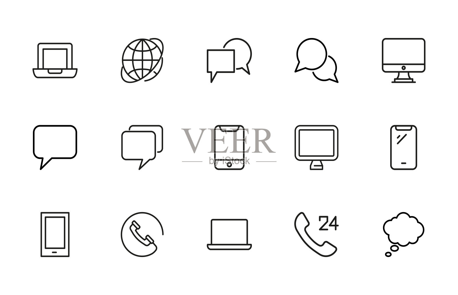 高级医疗服务系列图标。图标素材