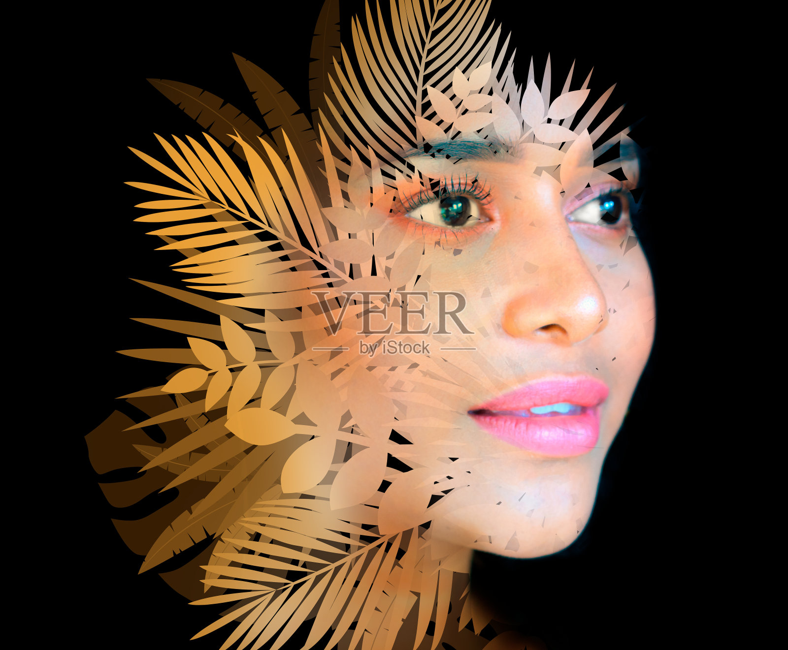 绘画摄影:人像与绘画的结合照片摄影图片