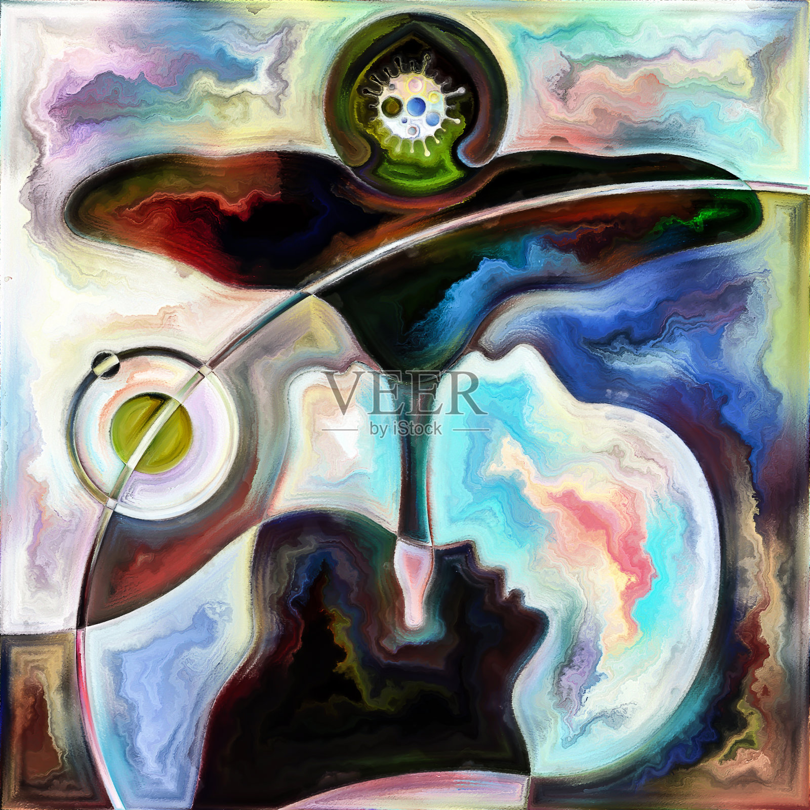 流行年的黑天鹅插画图片素材