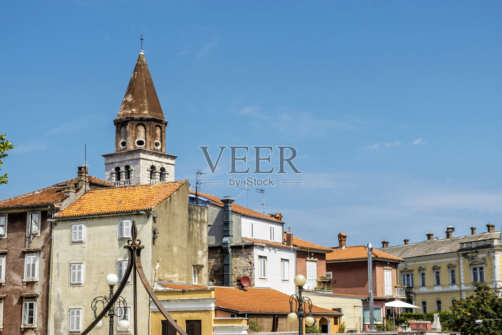 克罗地亚扎达尔的建筑细节照片摄影图片