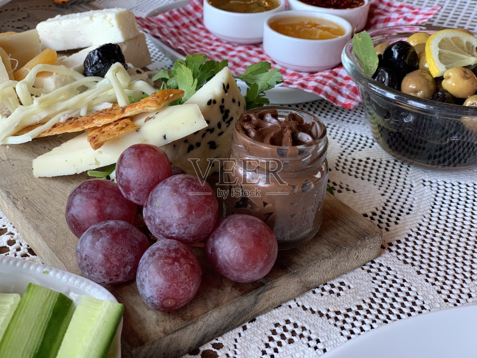 土耳其早餐照片摄影图片
