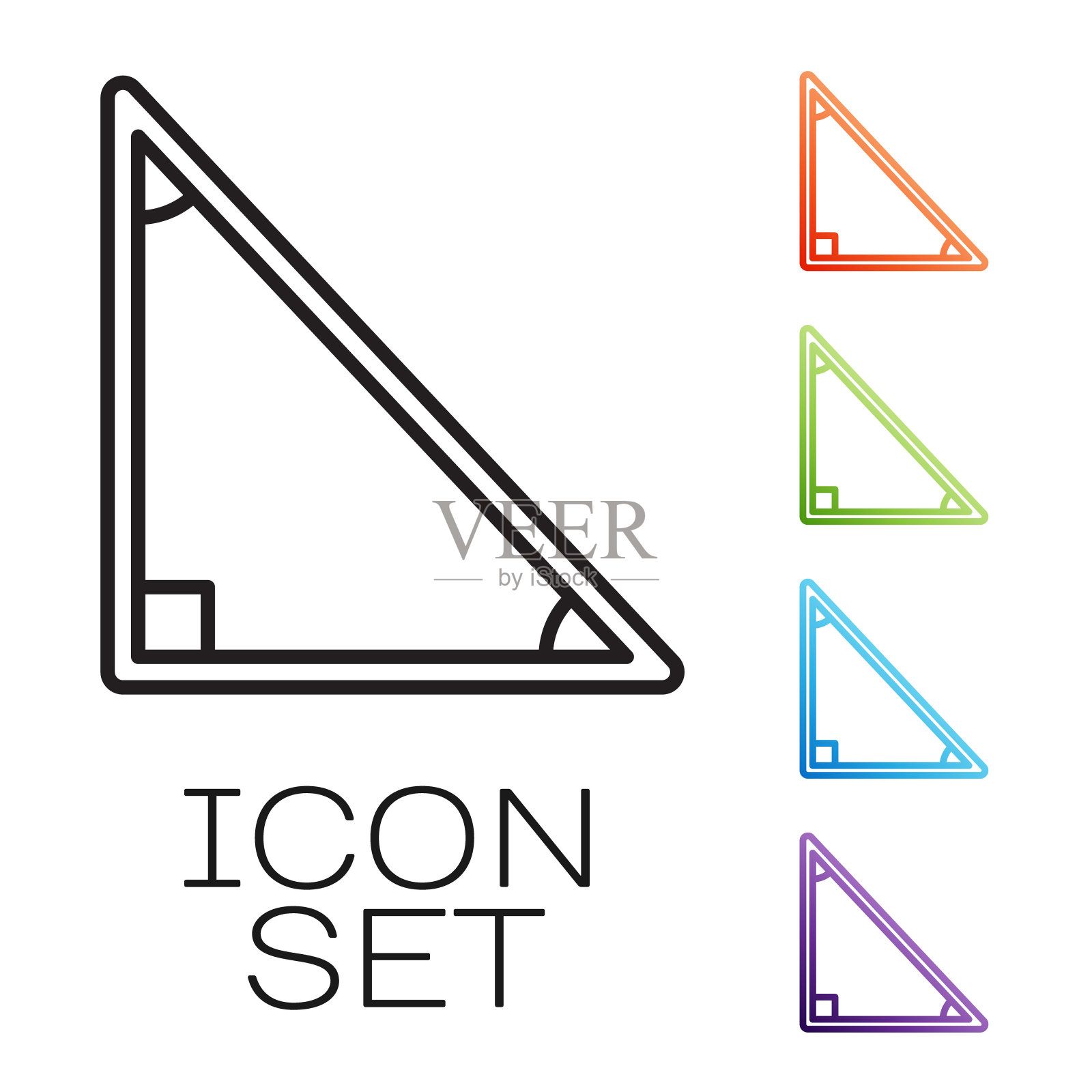 黑线日历图标孤立在白色背景上。事件提醒标志。设置图标丰富多彩。矢量图图标素材