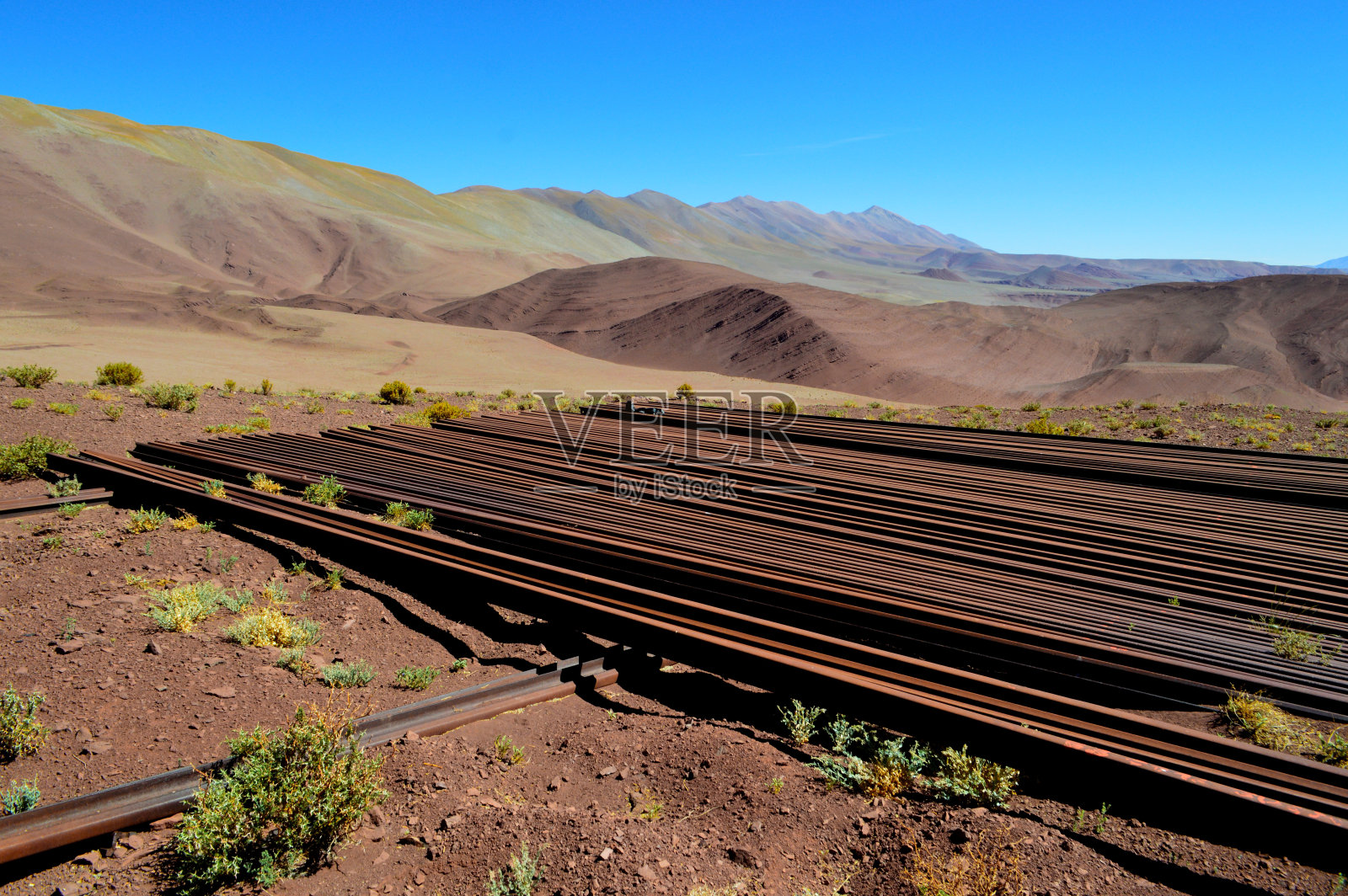 老KM 1506火车站,开往云霄的火车,阿根廷萨尔塔照片摄影图片