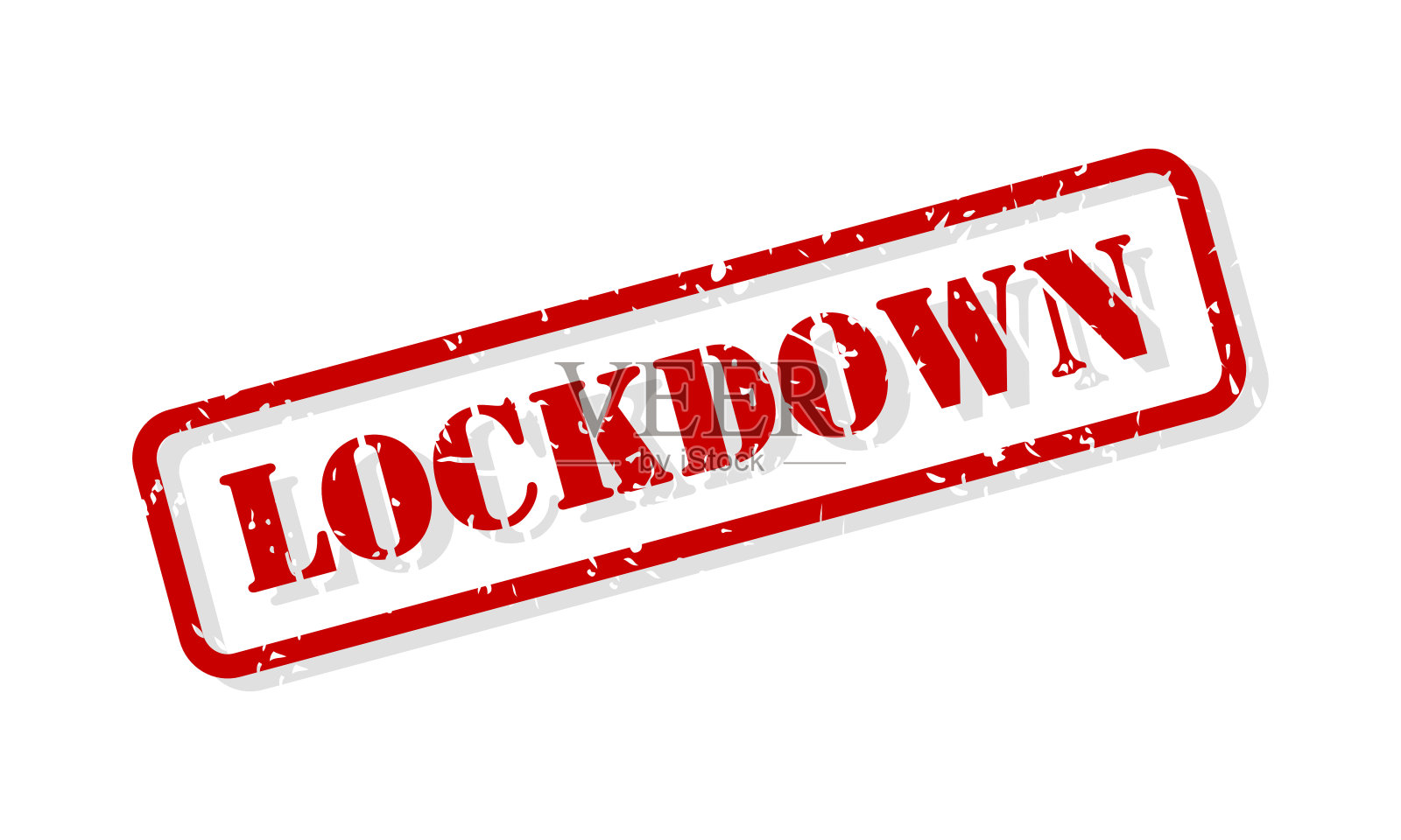 锁定橡皮图章矢量插画图片素材