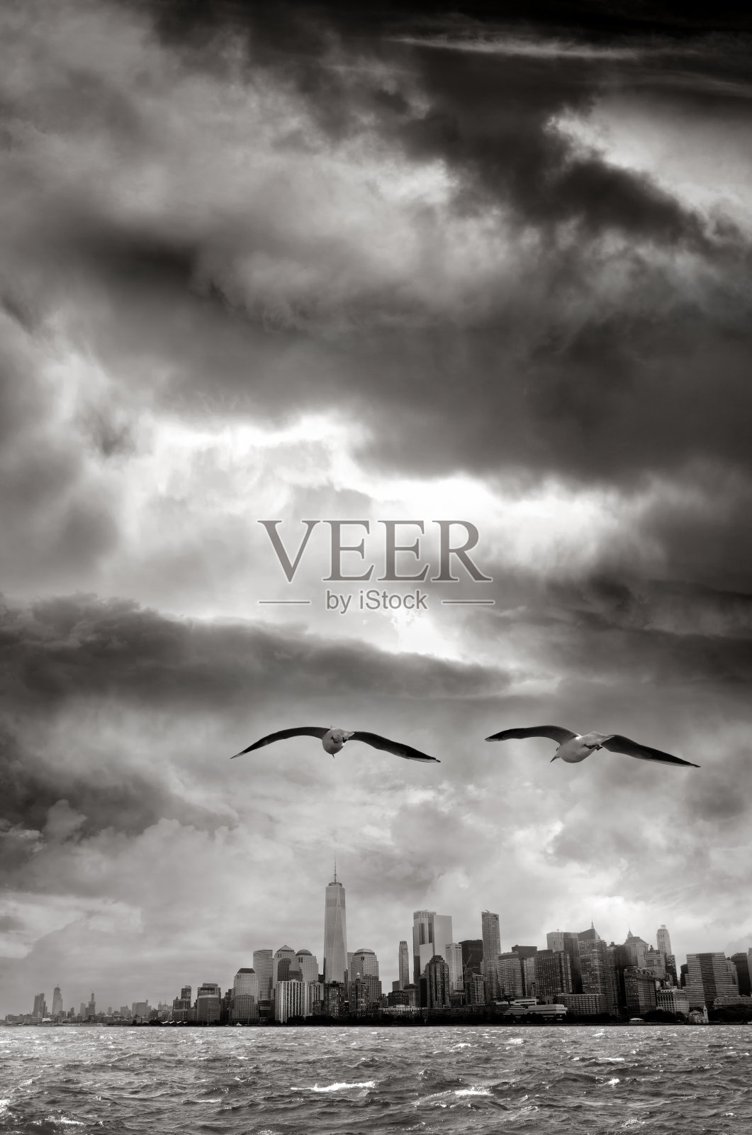 概念上的,糟糕的条件,可怕的纽约城市的观点照片摄影图片