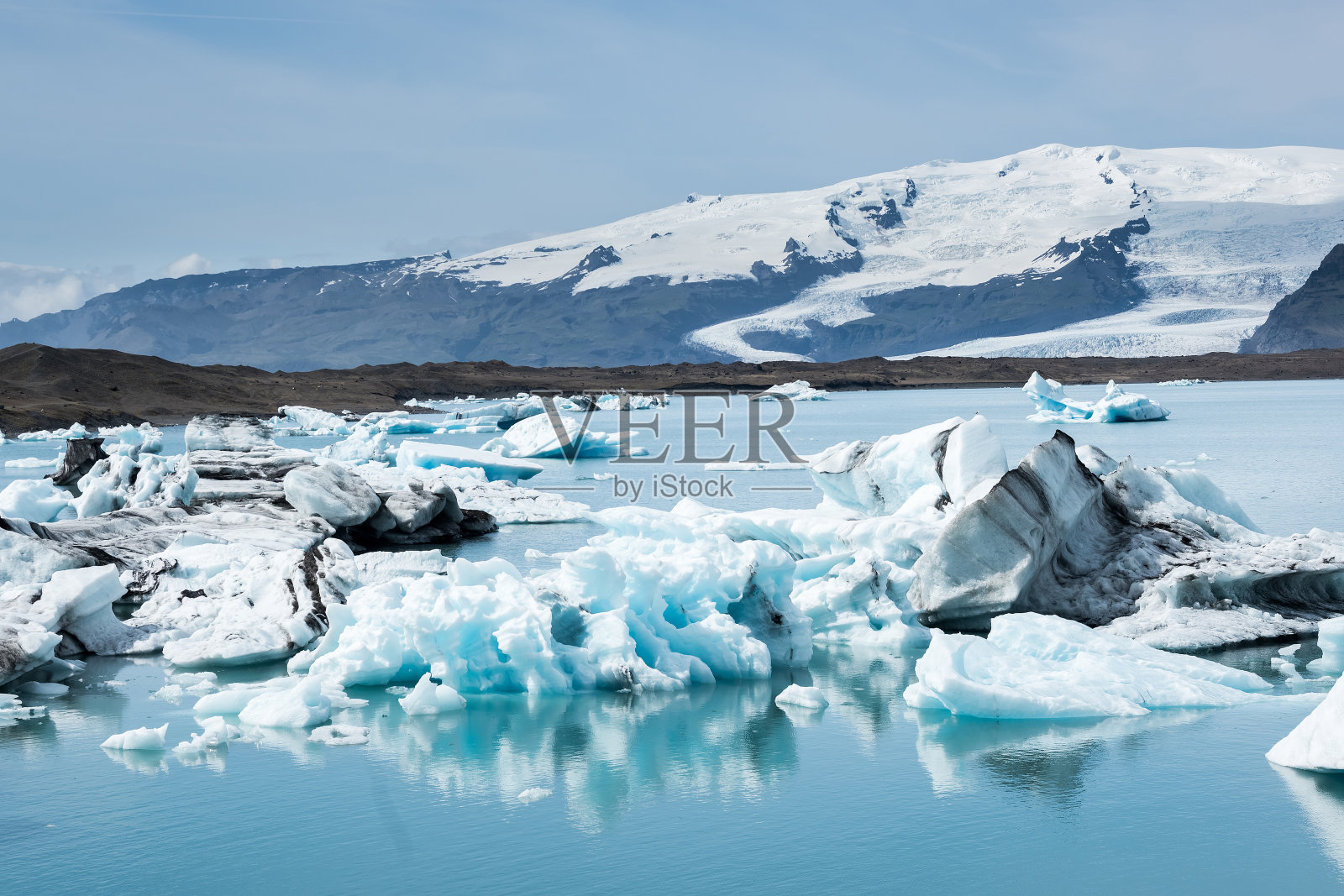 冰岛Jokulsarlon冰川冰泻湖照片摄影图片