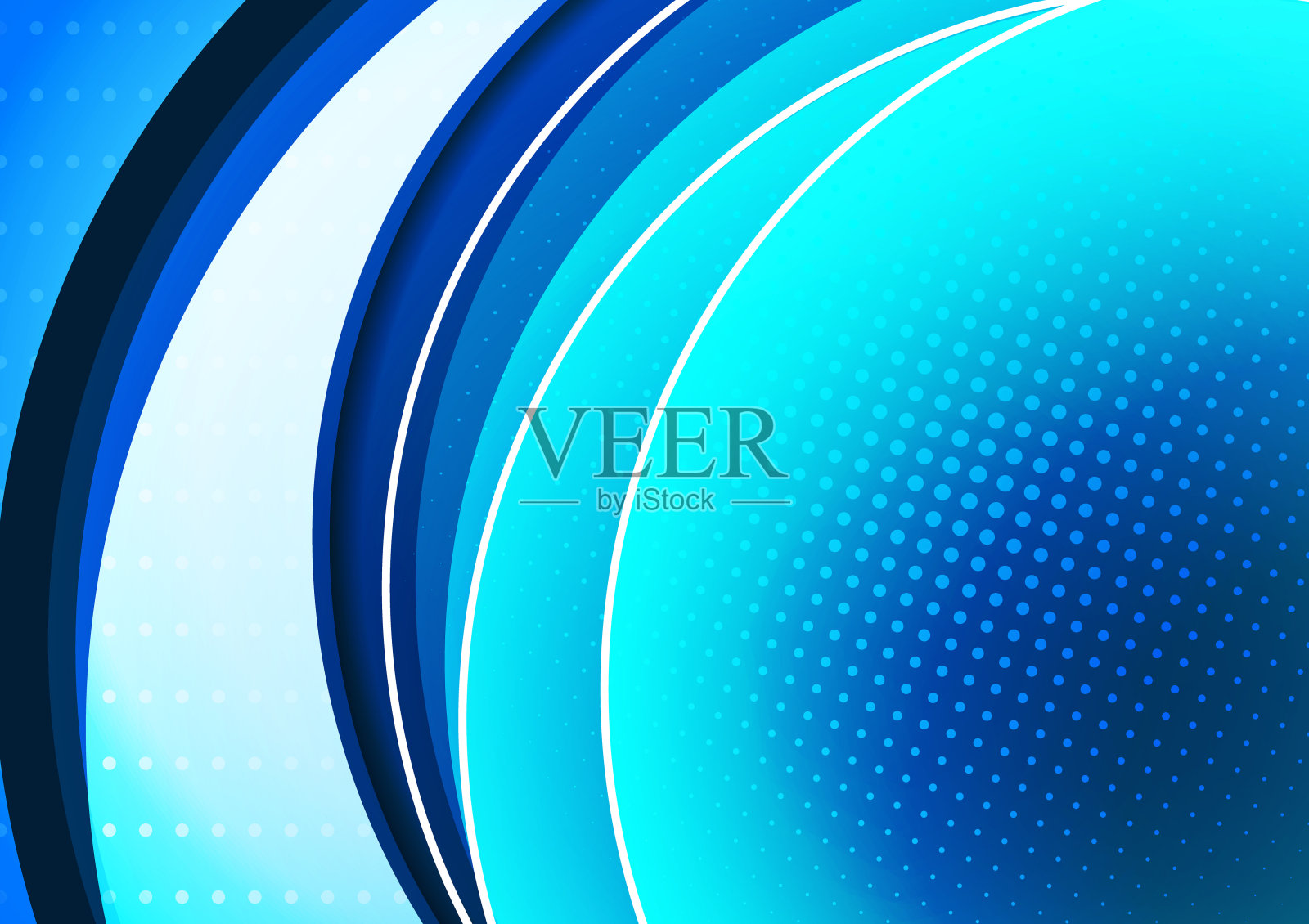 明亮的抽象背景弧和透明的半圆,半色调。现代模板为您的设计。插画图片素材