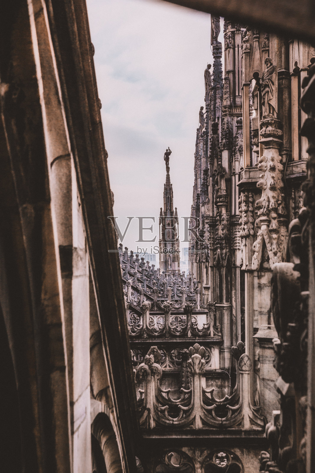 米兰大教堂,大教堂广场,意大利米兰照片摄影图片