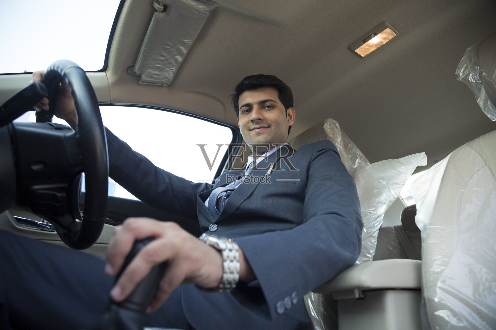 商人驾驶汽车库存照片照片摄影图片