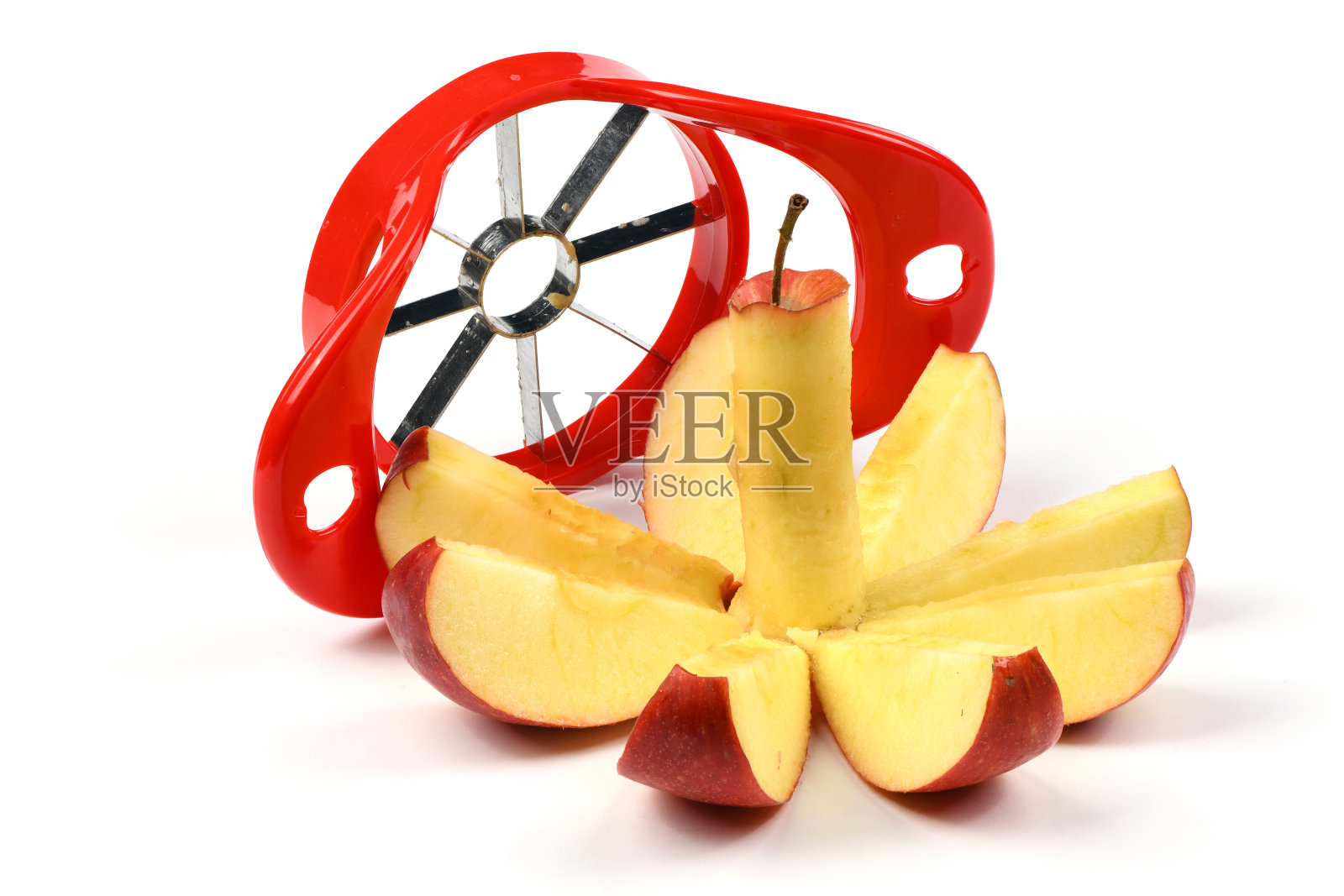苹果切片设备照片摄影图片