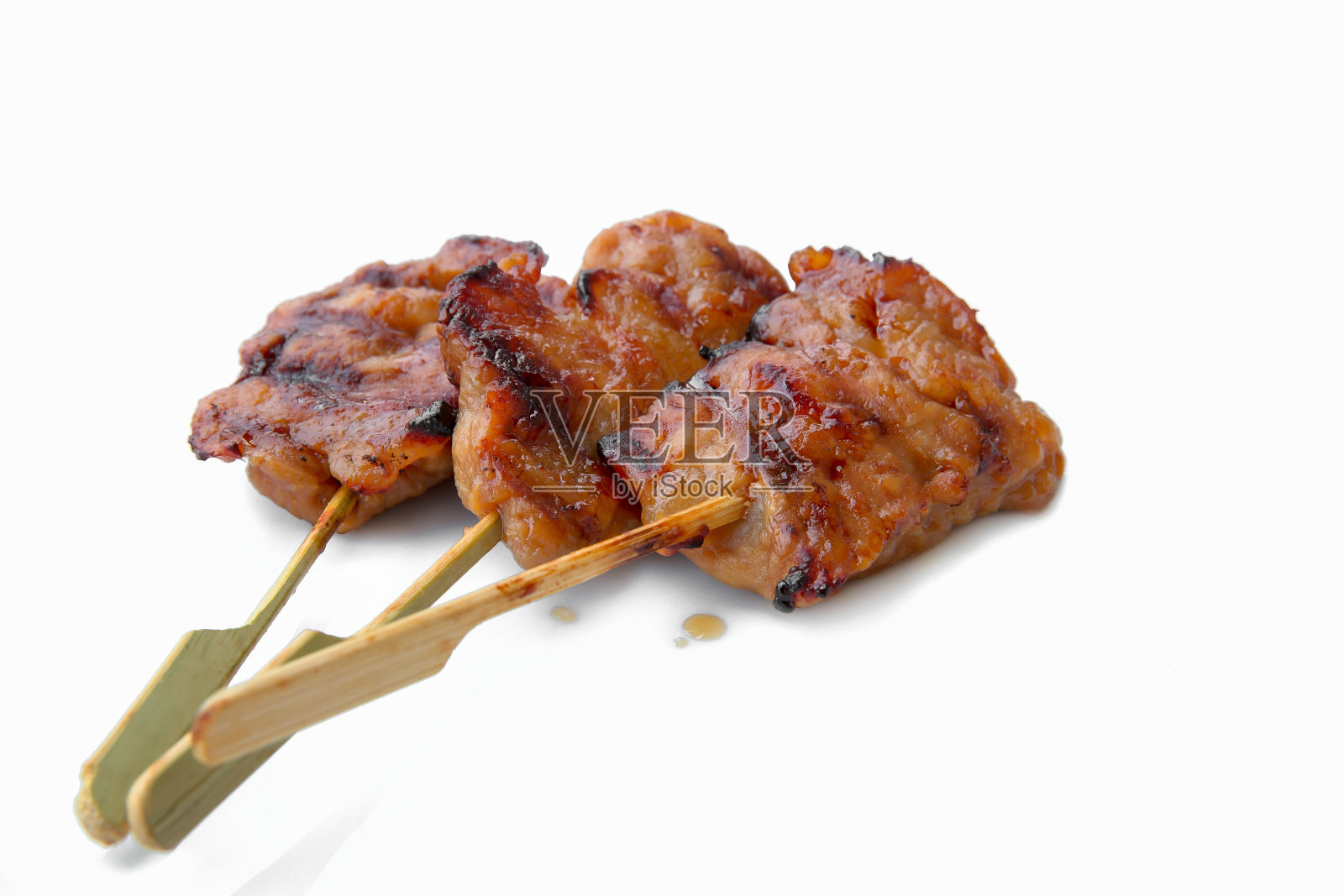 泰国,背景,竹材,烧烤,牛肉照片摄影图片